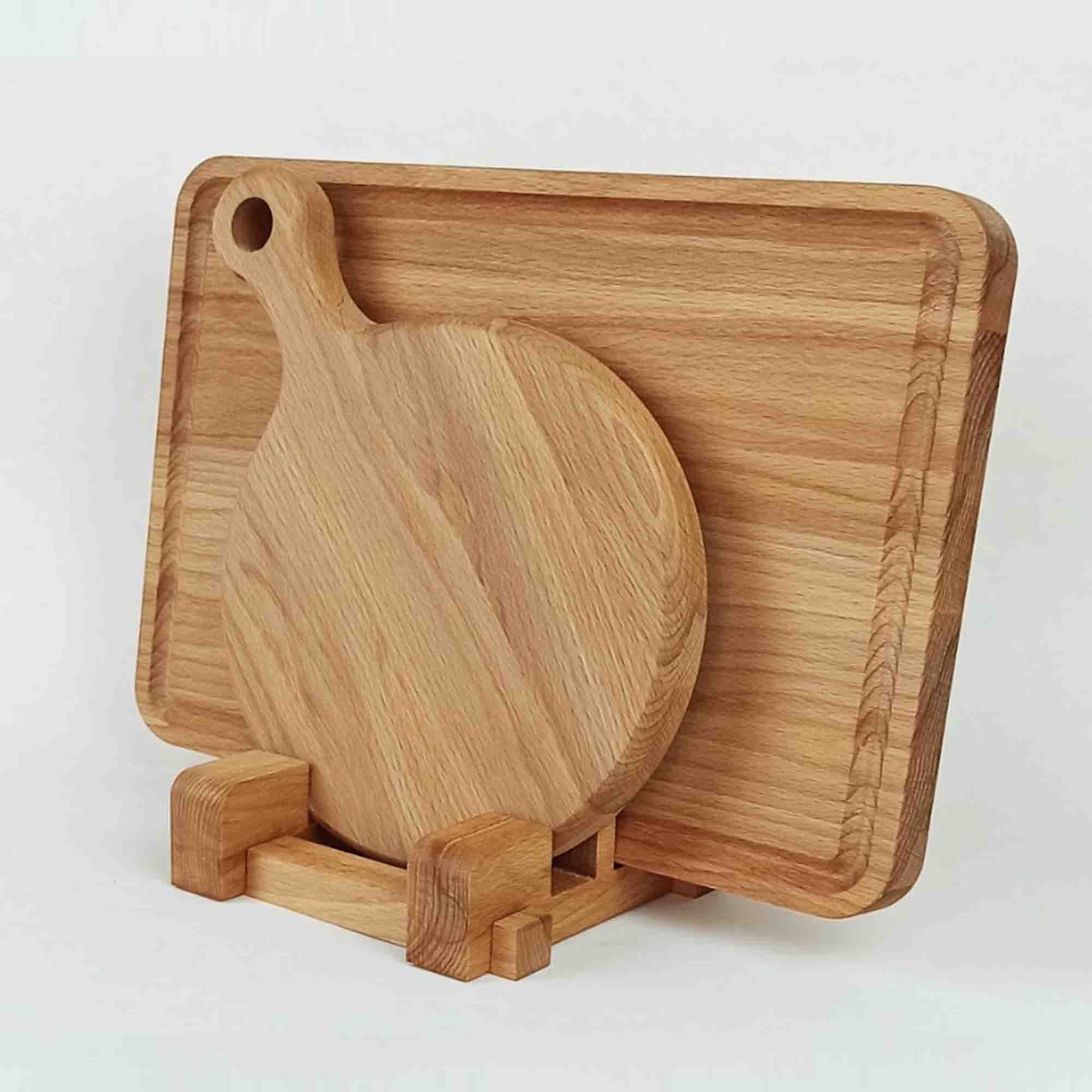 Набір кухонних дошок ОРЕГАНО з підставкою - зображення 2