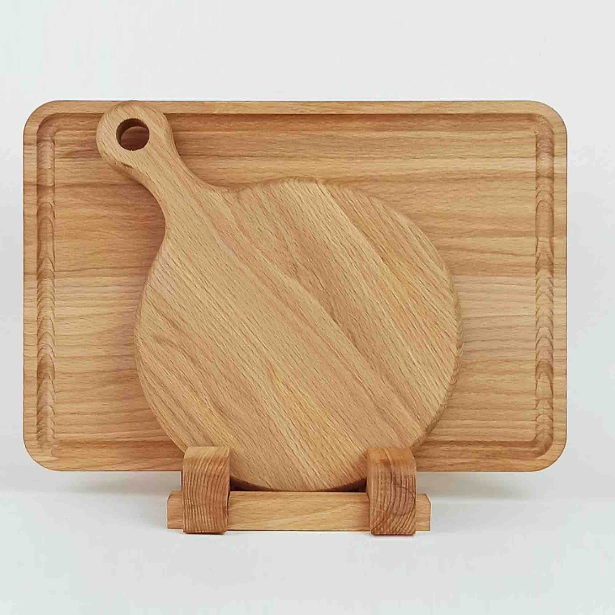 Набір кухонних дошок ОРЕГАНО з підставкою - зображення 1