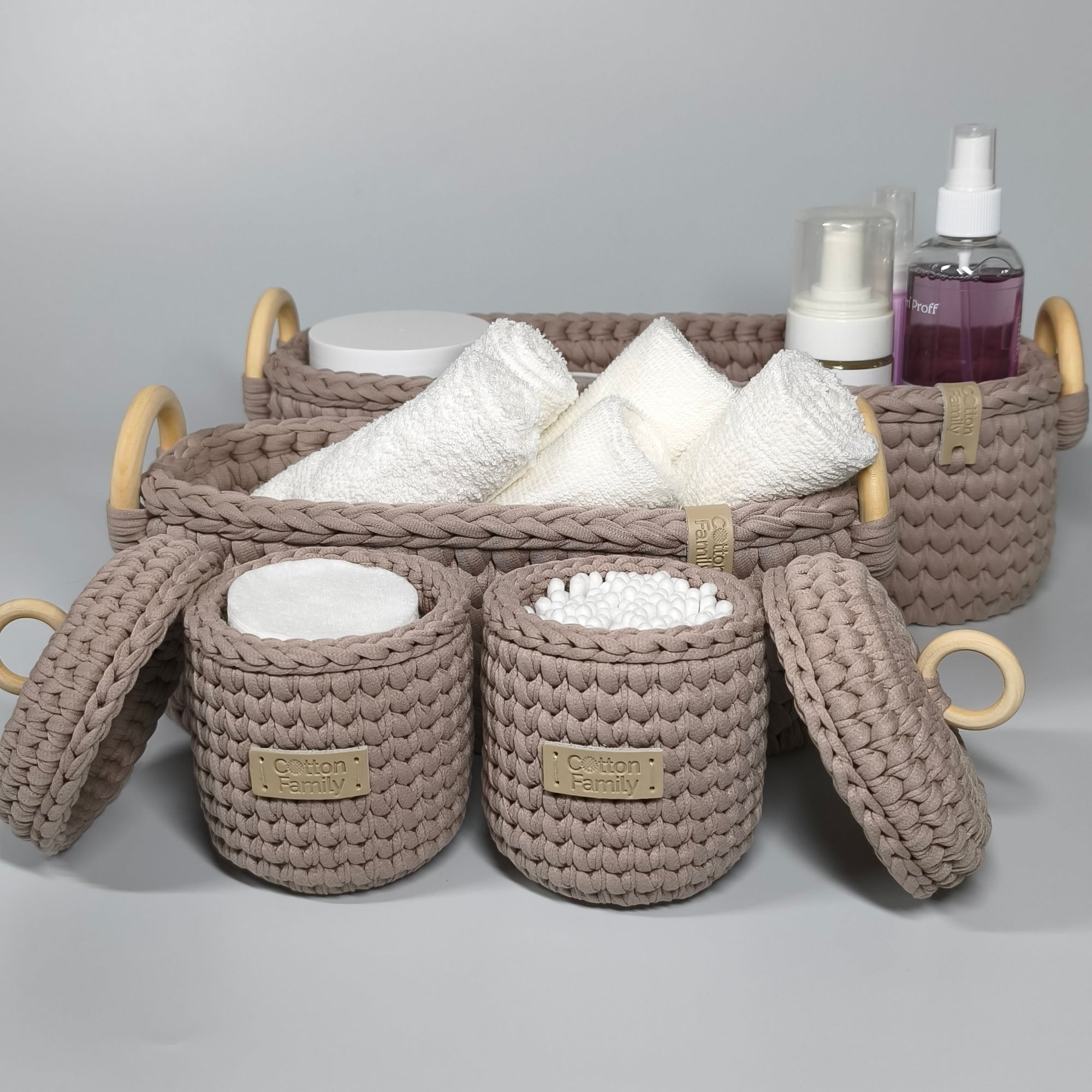 Набор из 4-х органайзеров WOODLOOP (size S, M) + MINI 2шт