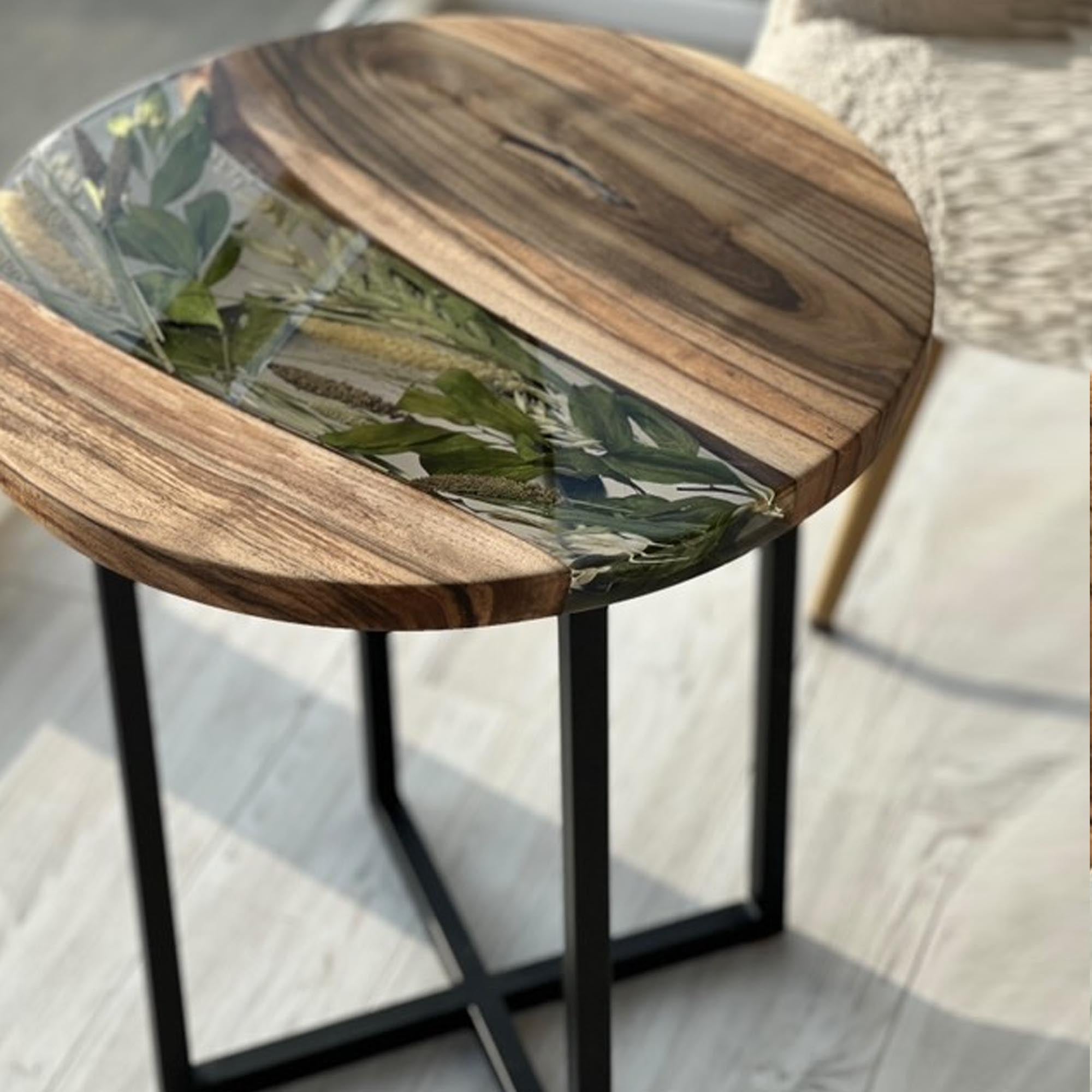 Набір ПРИРОДНІ МОТИВИ В ІНТЕР'ЄРІ, журнальний столик та годинник