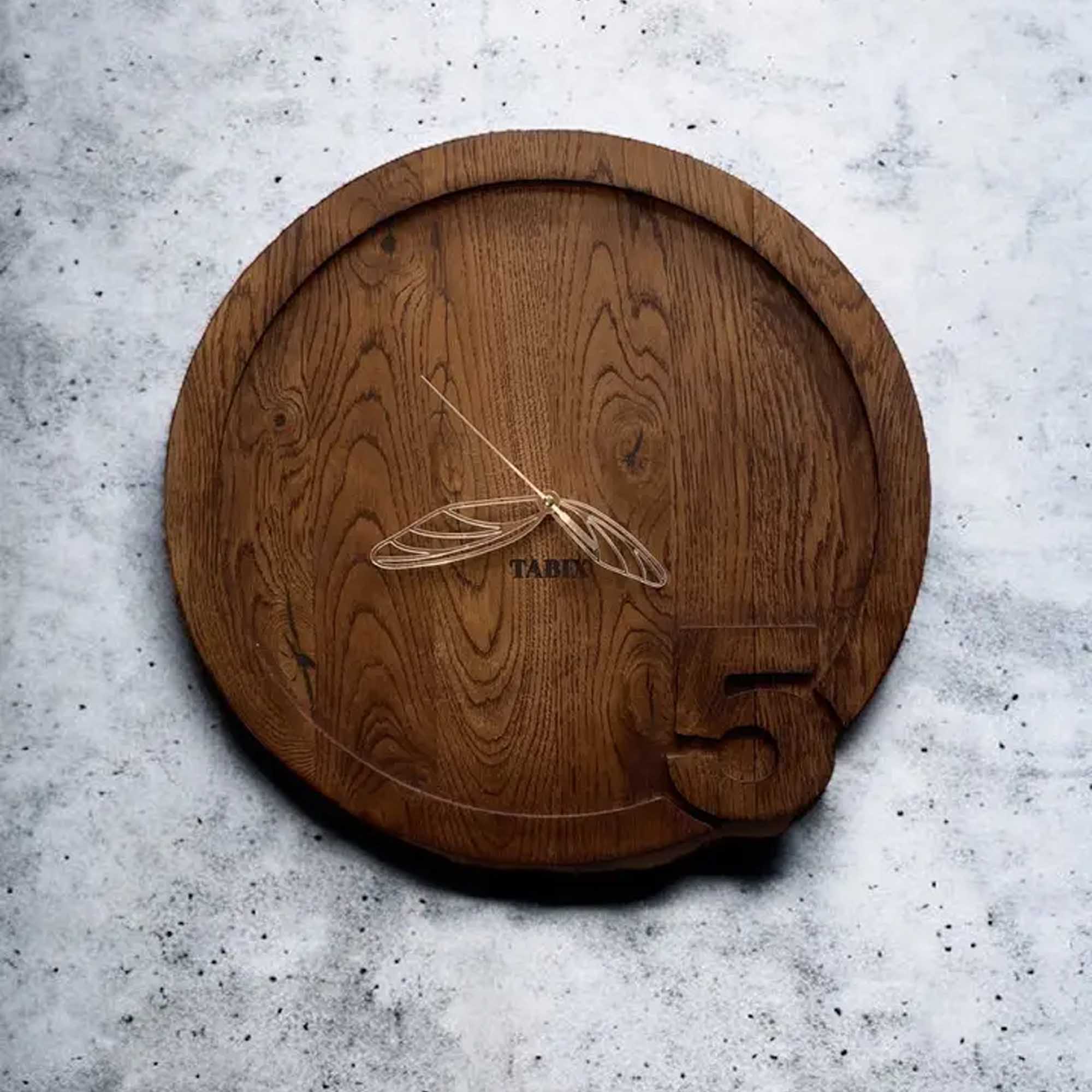 Настінний годинник FOREST TICK, дубовий - зображення 1