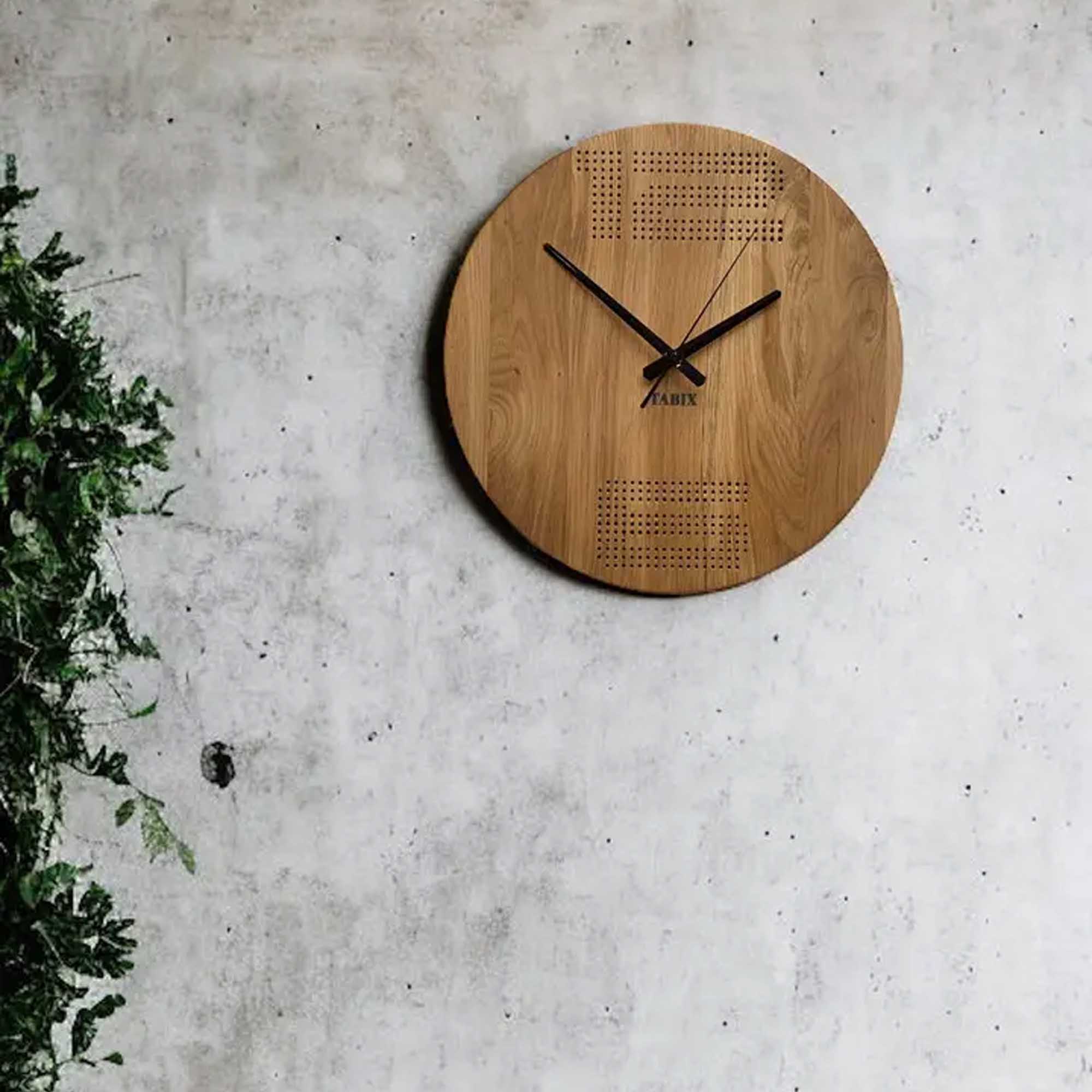 Настінний годинник MINIMALIST, дубовий - зображення 2