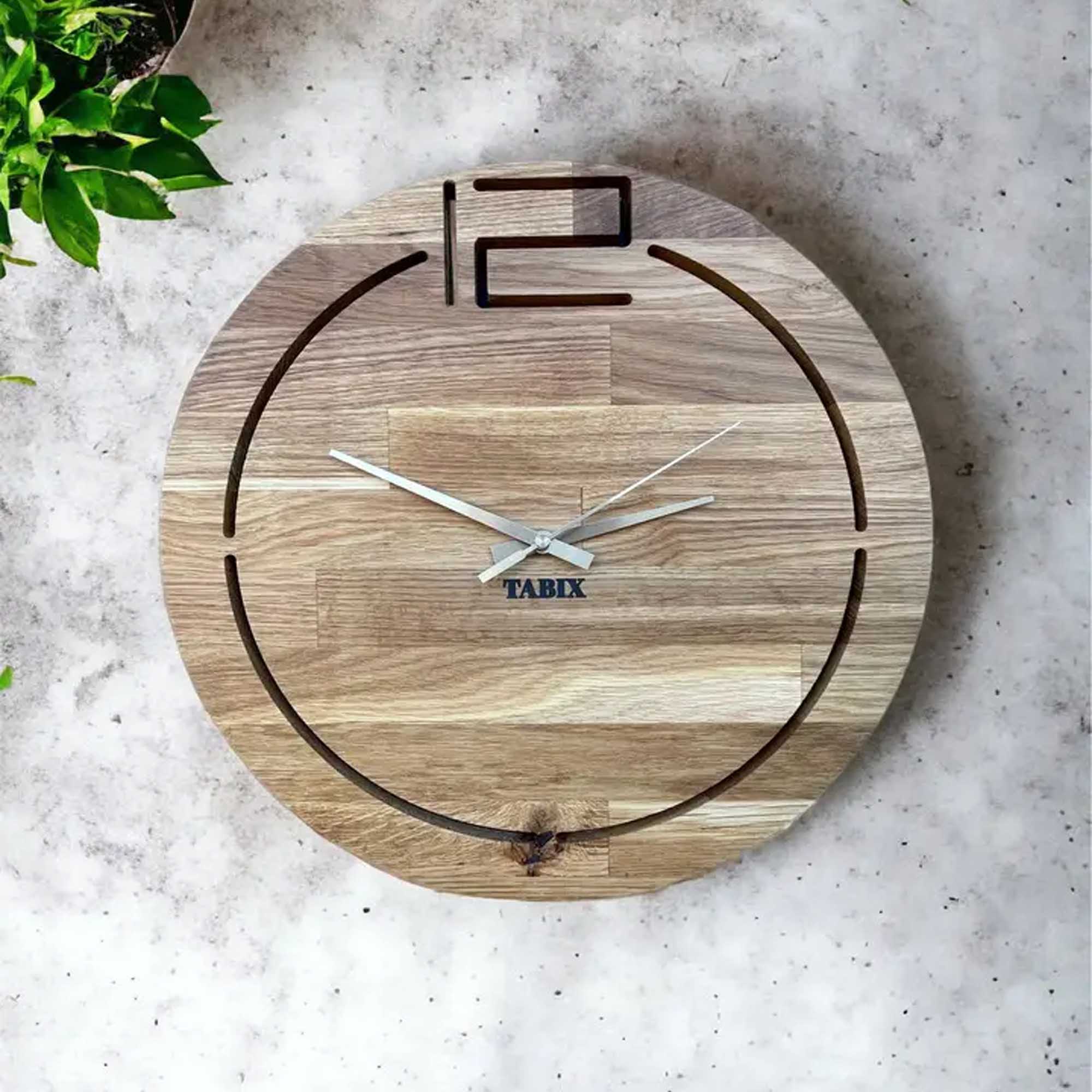 Настінний годинник TIMELESS TIMBER, дубовий - зображення 2