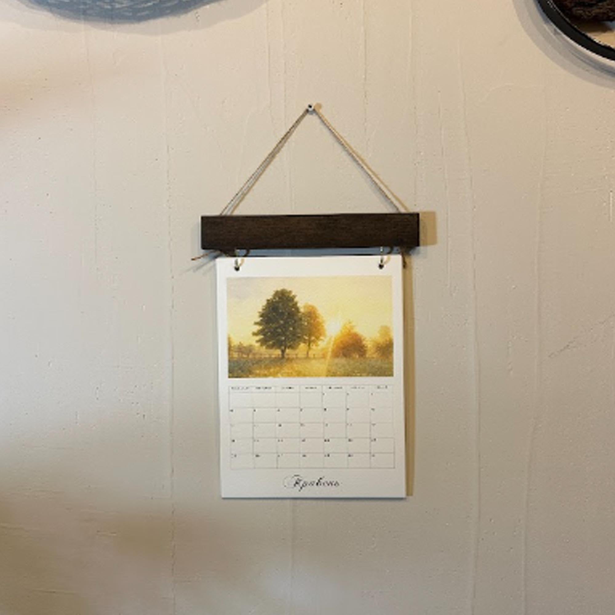 Настінний календар 18 х 25 см з дерева