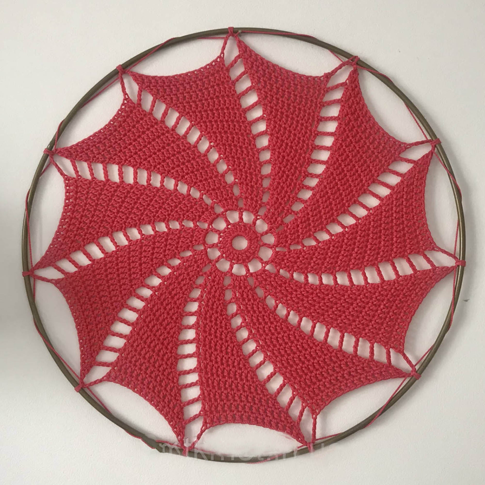 Панно 40 см, червоний