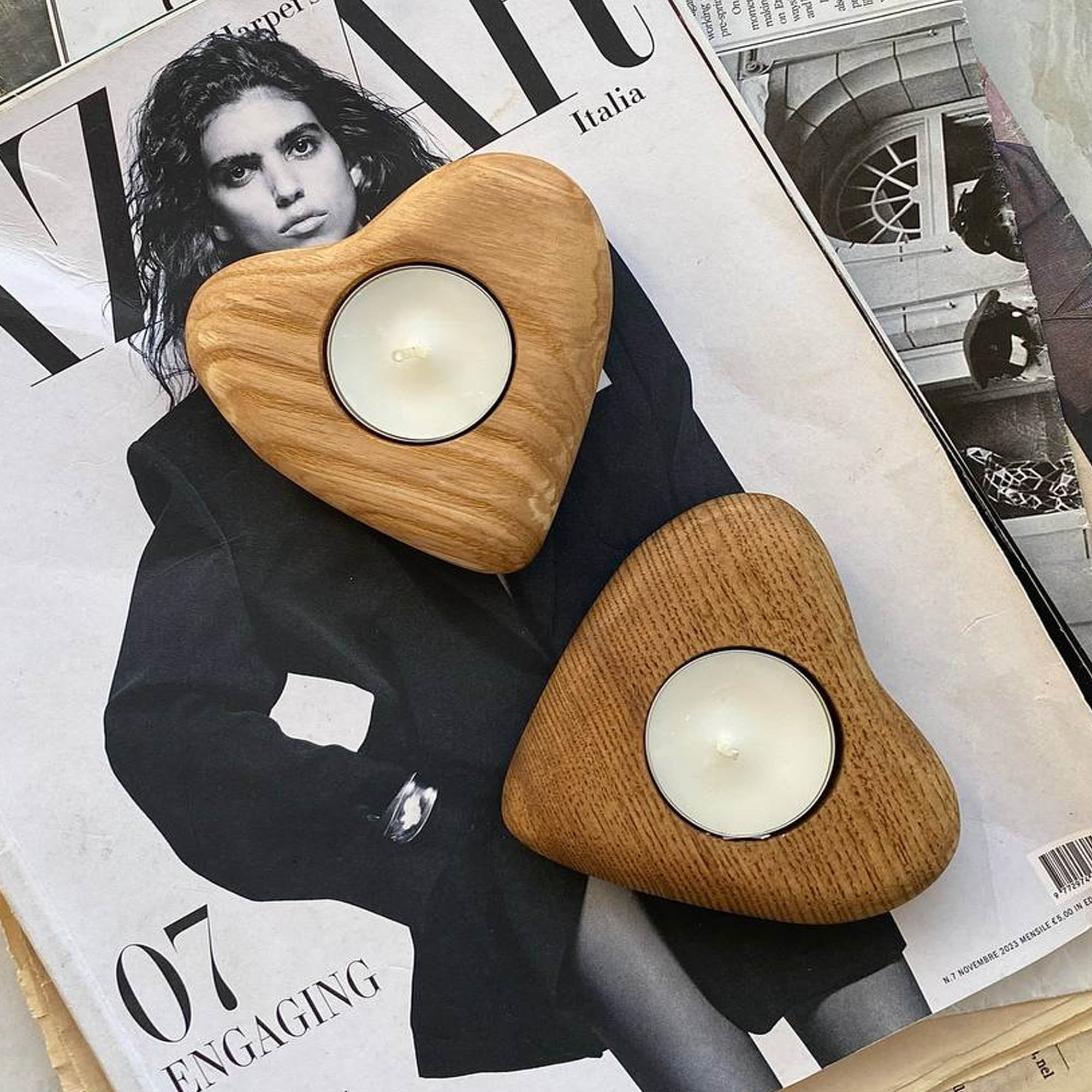 Підсвічники сердечка 6 шт