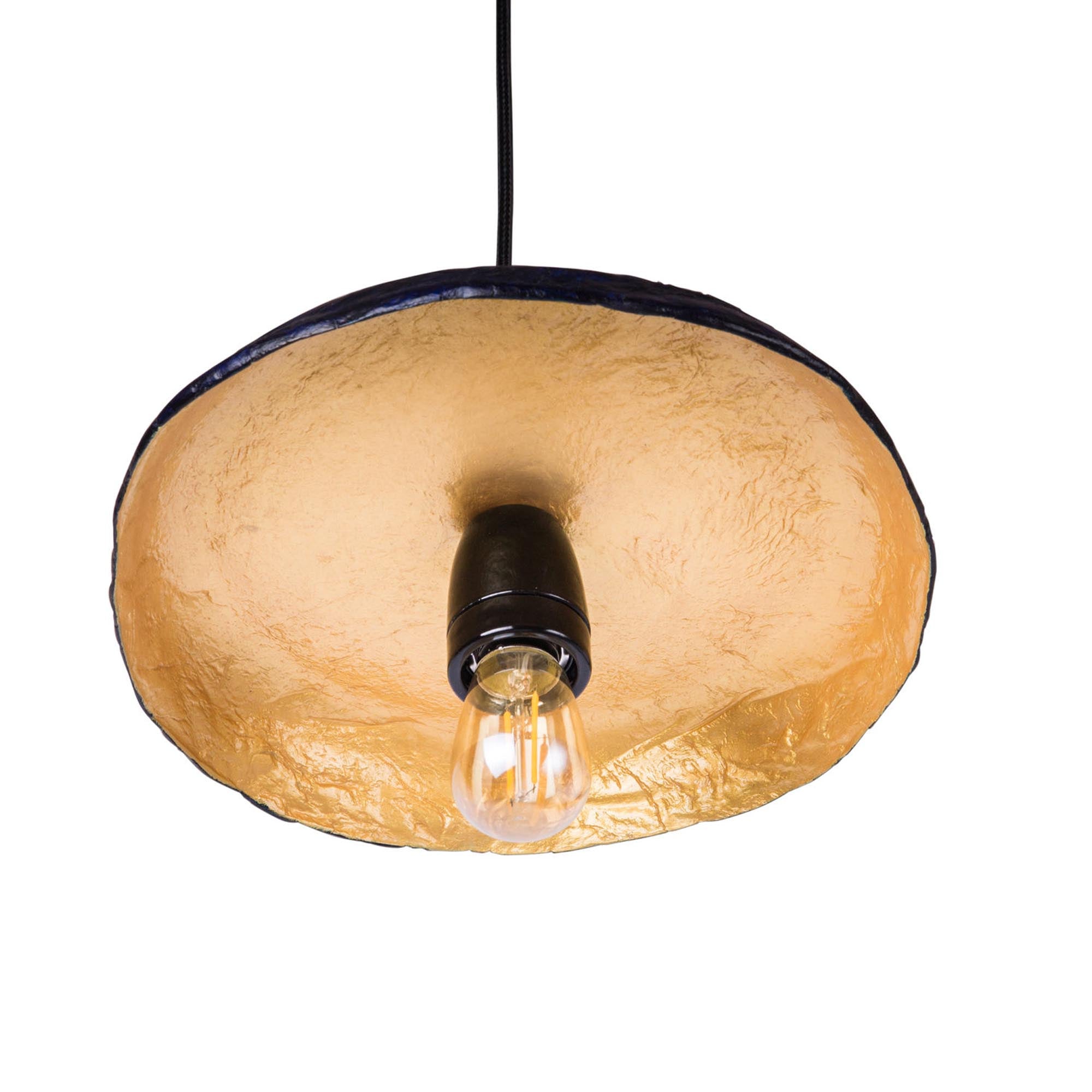 Підвісний світильник 28 х 10 см з підсиленого пап'є-маше - зображення 1