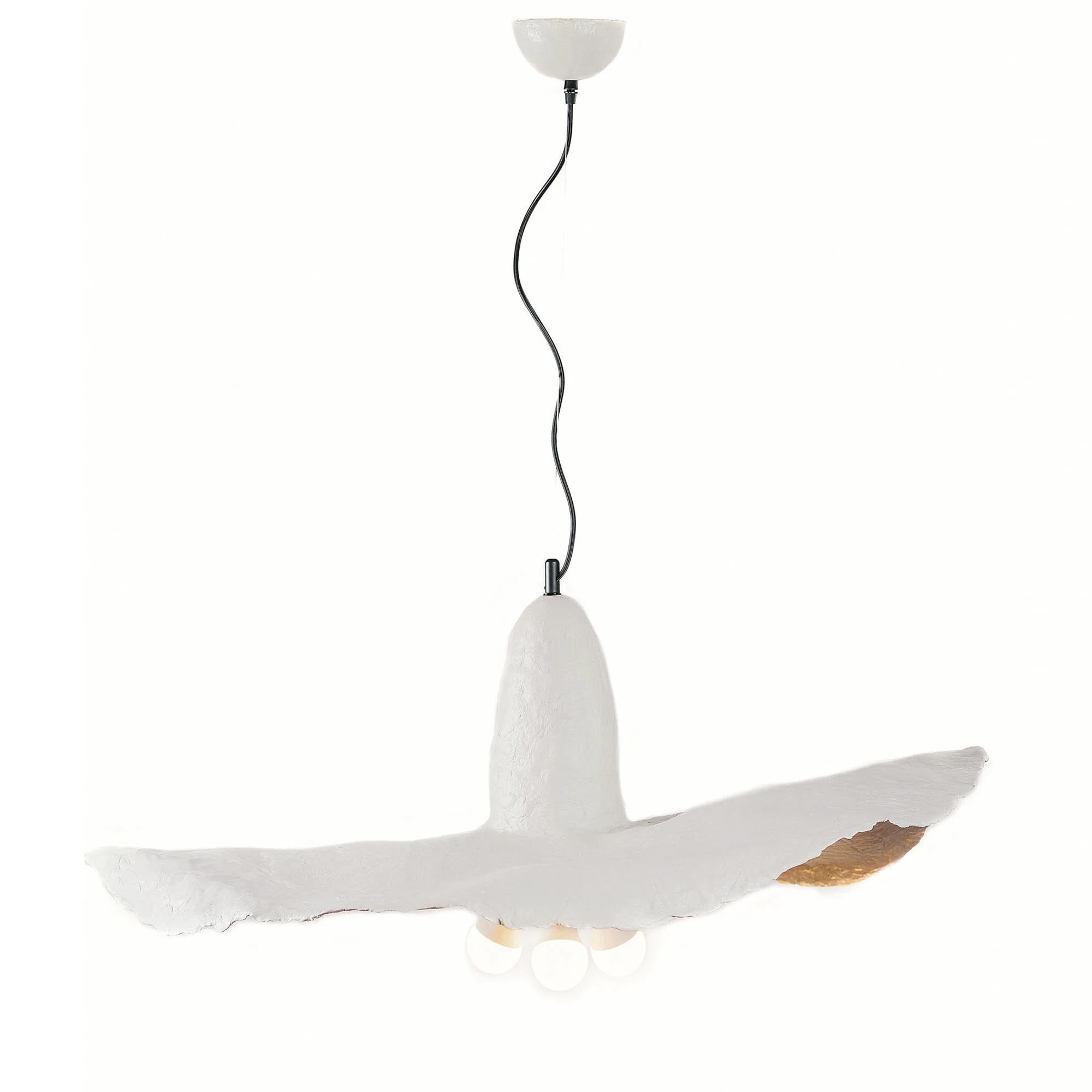 Підвісний світильник КАПЕЛЮХ з підсиленого пап'є-маше, 3 лампи - зображення 2