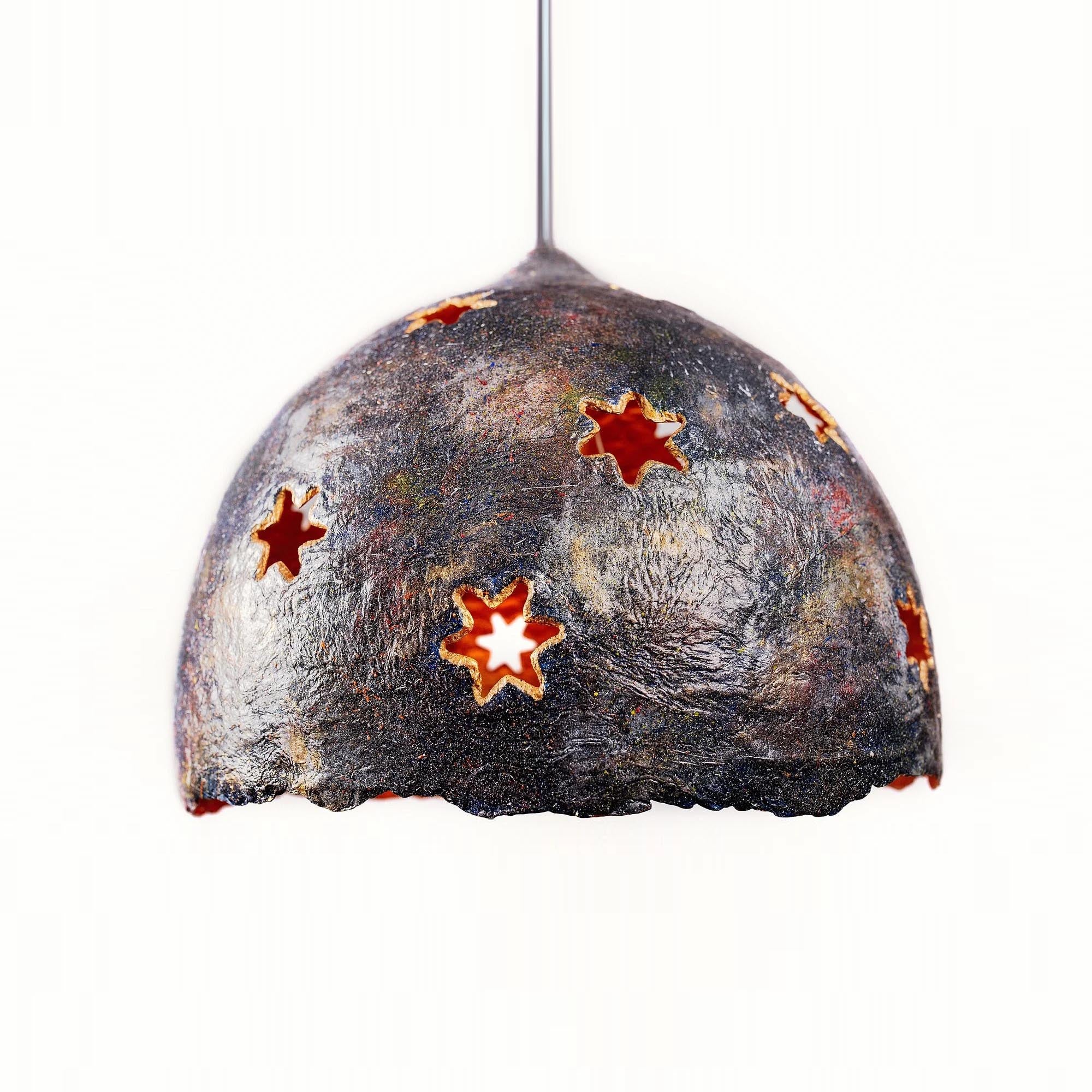 Підвісний світильник ВСЕСВІТ з підсиленого пап'є-маше - зображення 1