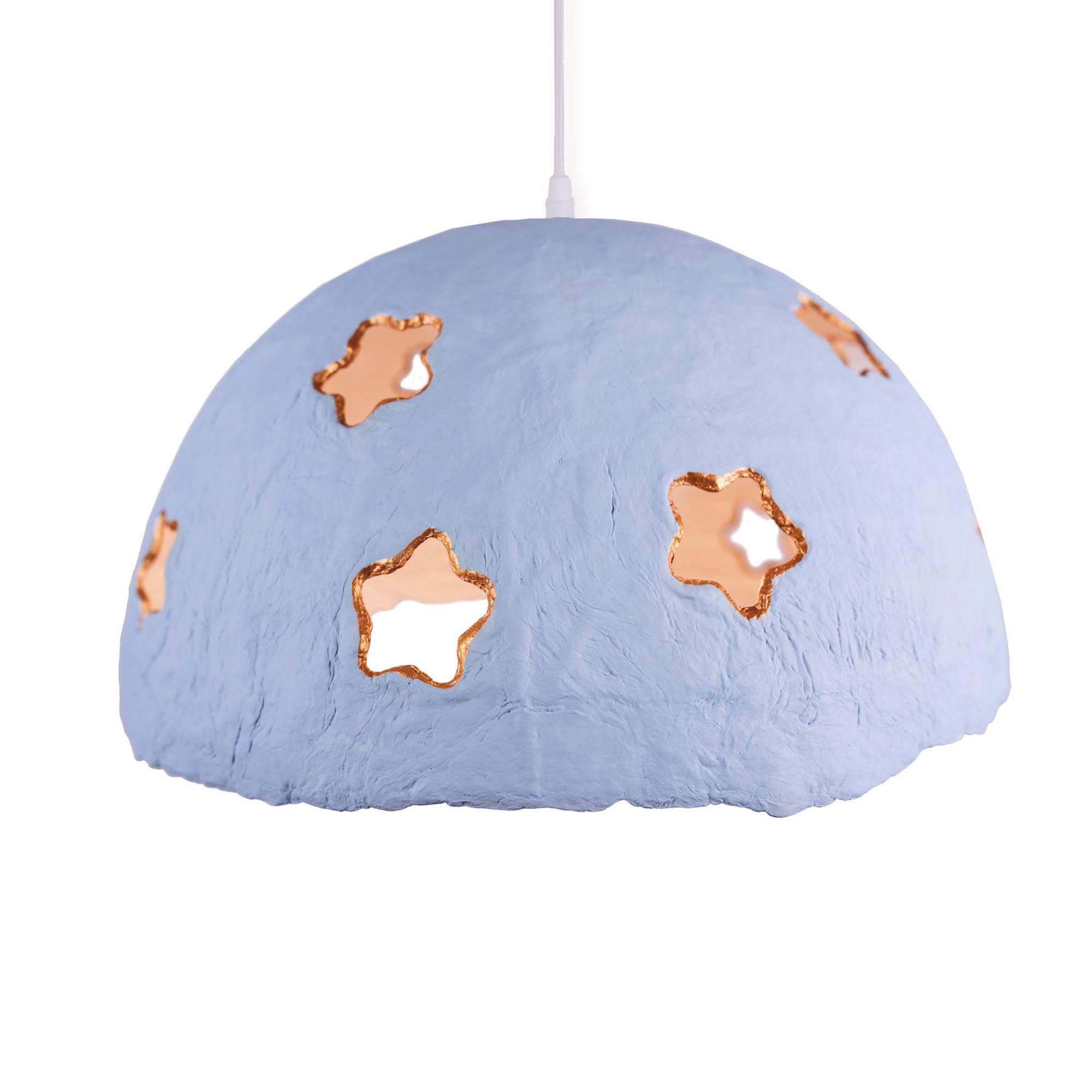 Підвісний світильник ЗІРОНЬКИ з підсиленого пап'є-маше - зображення 1
