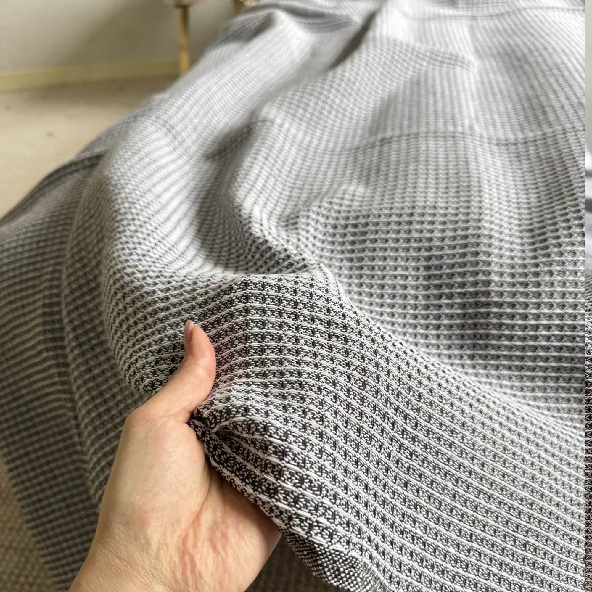 Плед бавовняний BELGIUM, коричневий