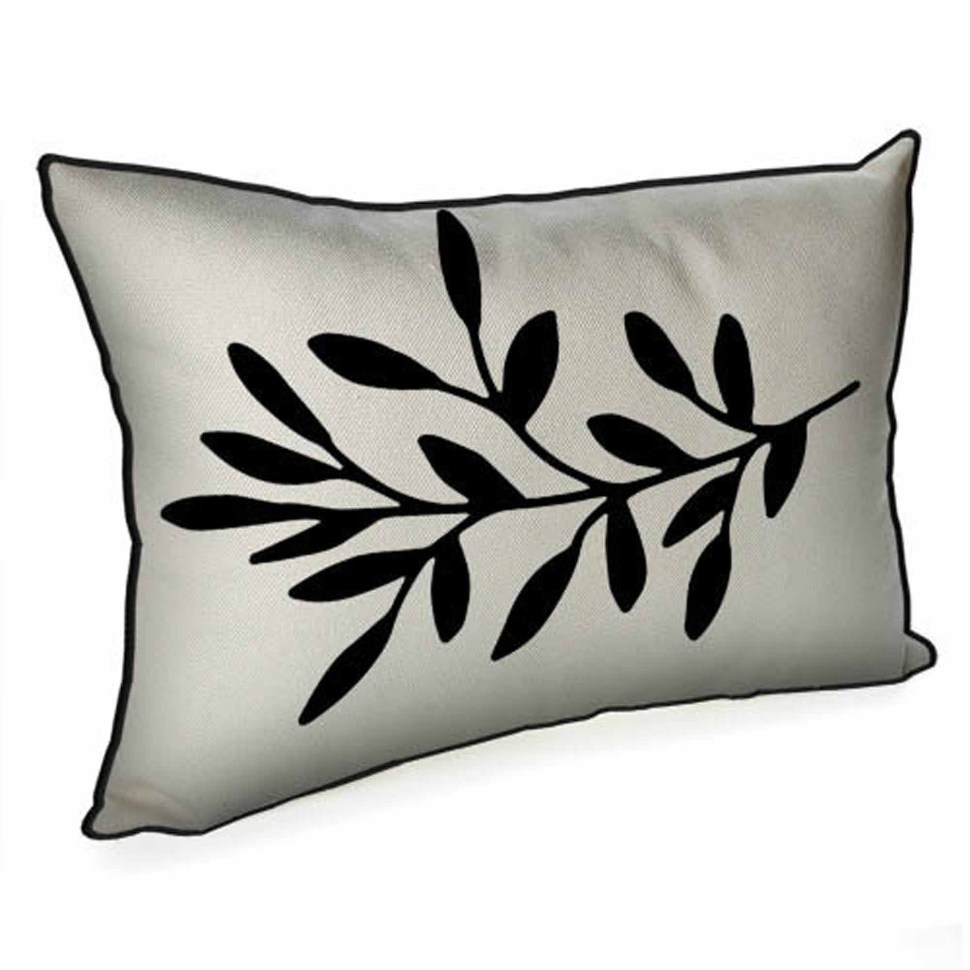 Подушка декоративна ЧОРНА ГІЛКА - зображення 1