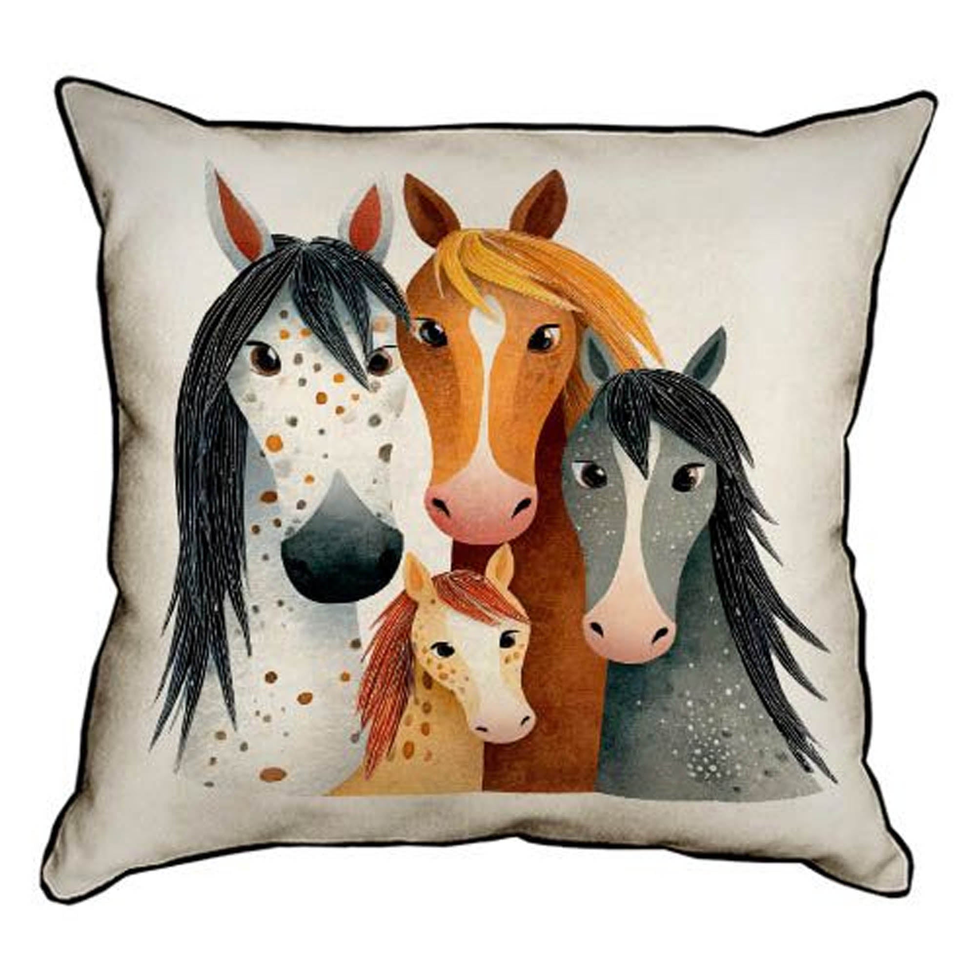 Подушка декоративна КОНЯЧА СІМ'Я