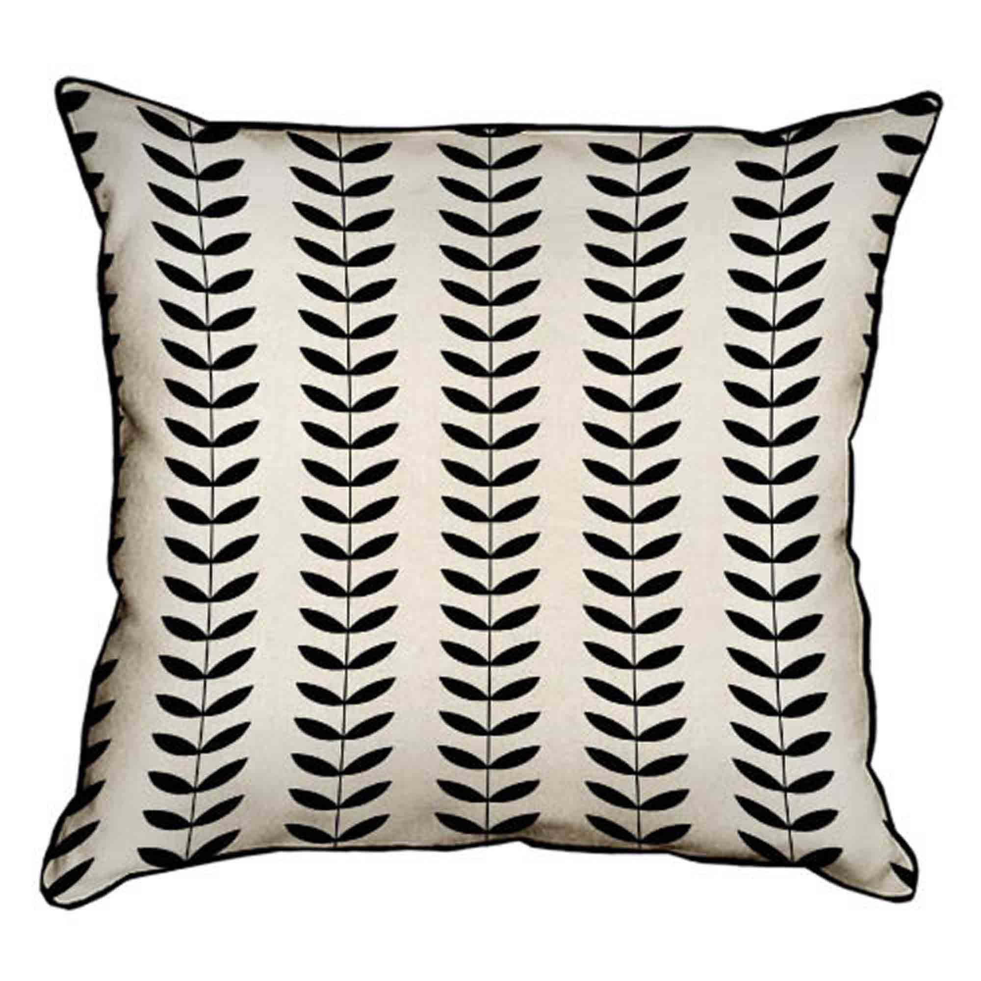 Подушка декоративна ОРНАМЕНТ ІЗ ЛИСТЯ - зображення 1