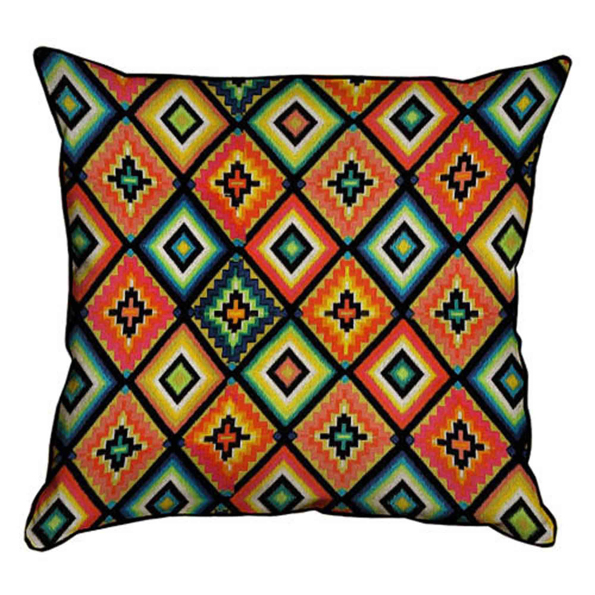 Подушка декоративна ВІЗЕРУНОК З РОМБІВ - зображення 1