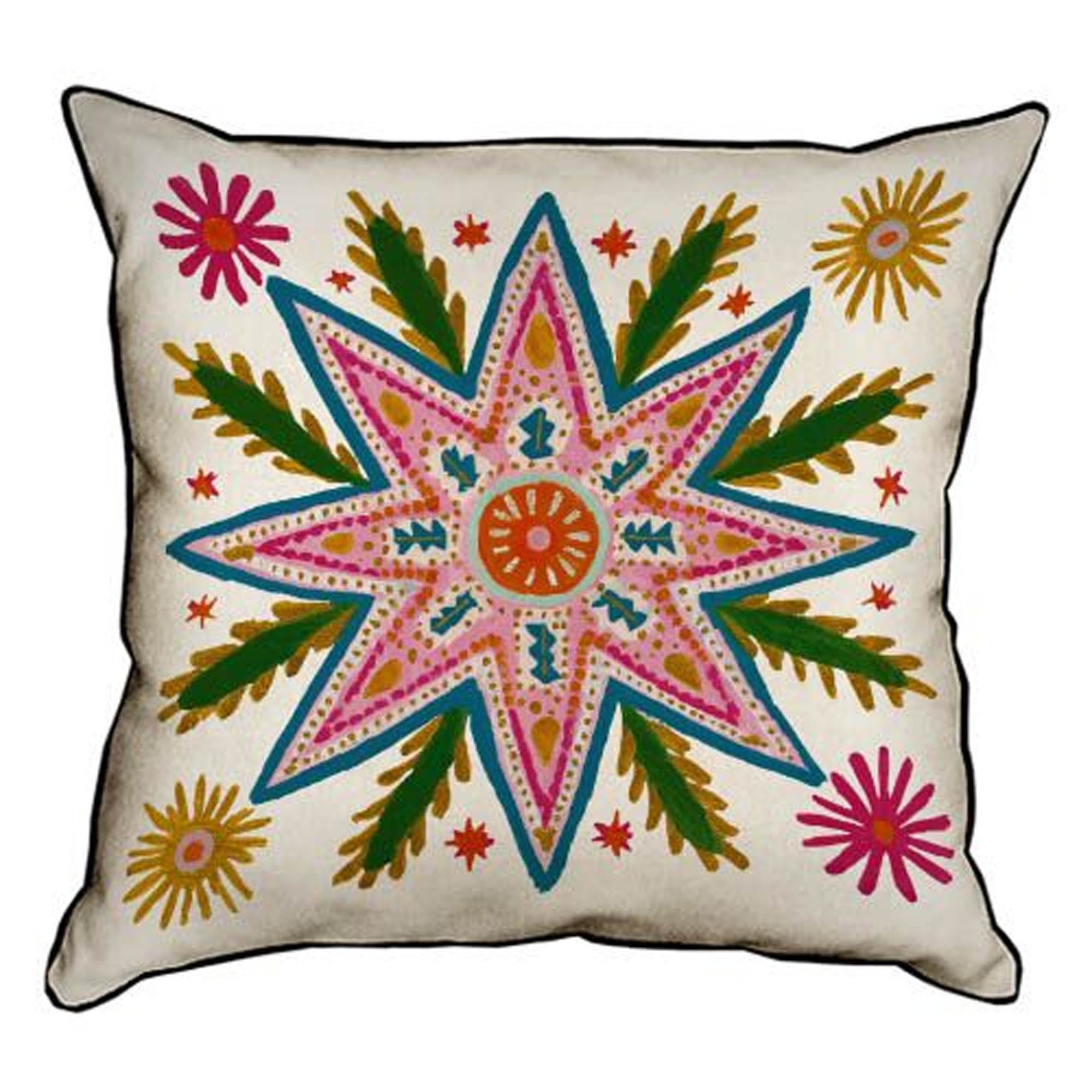 Подушка декоративная ЯРКАЯ РОЖДЕСТВЕНСКАЯ ЗВЕЗДА