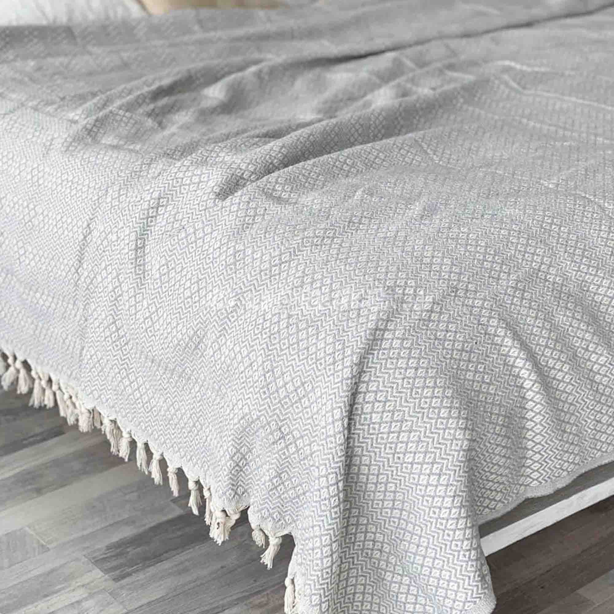 Покривало бавовняне ромб SILVER - зображення 2