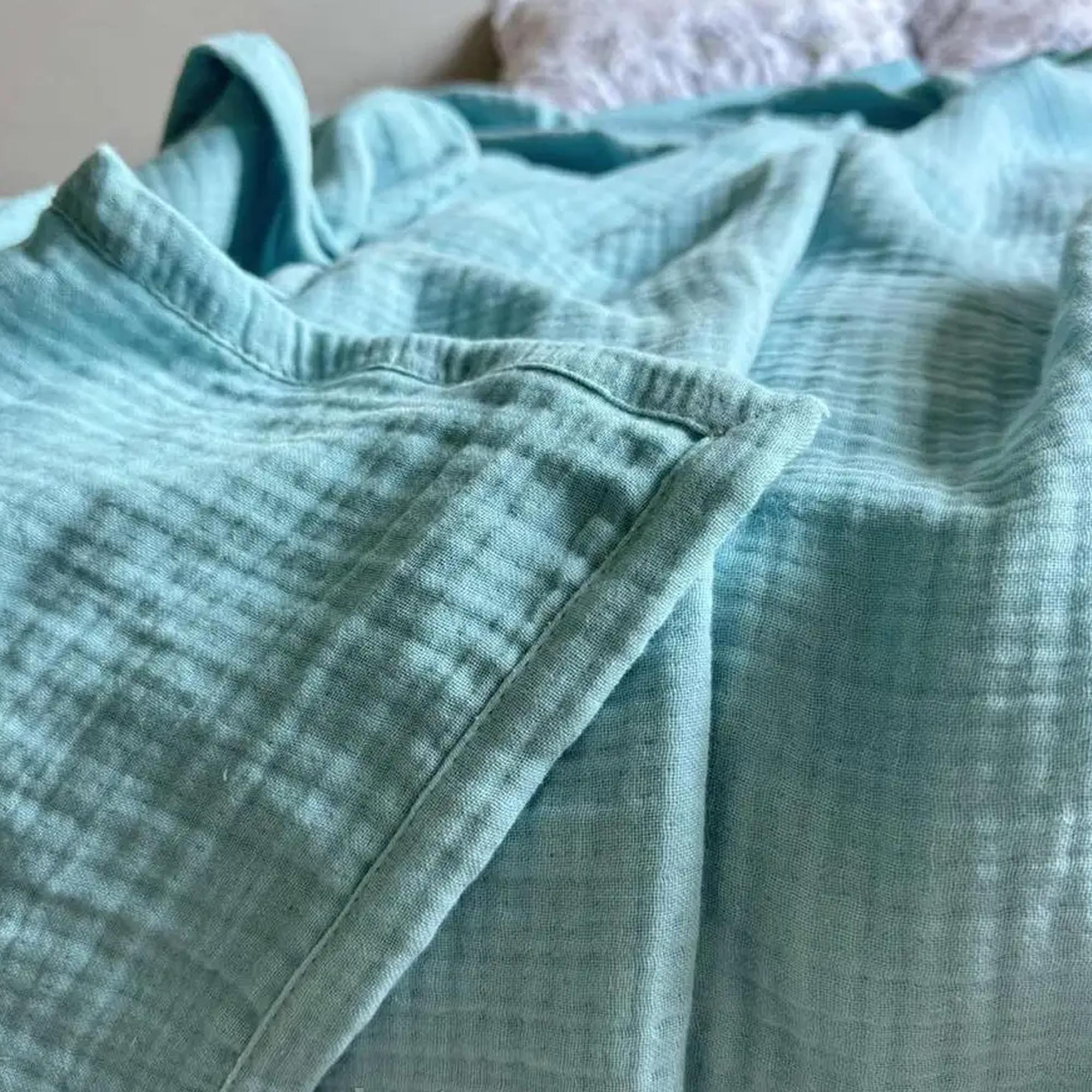 Покрывало муслиновое HEAVEN, ментоловый