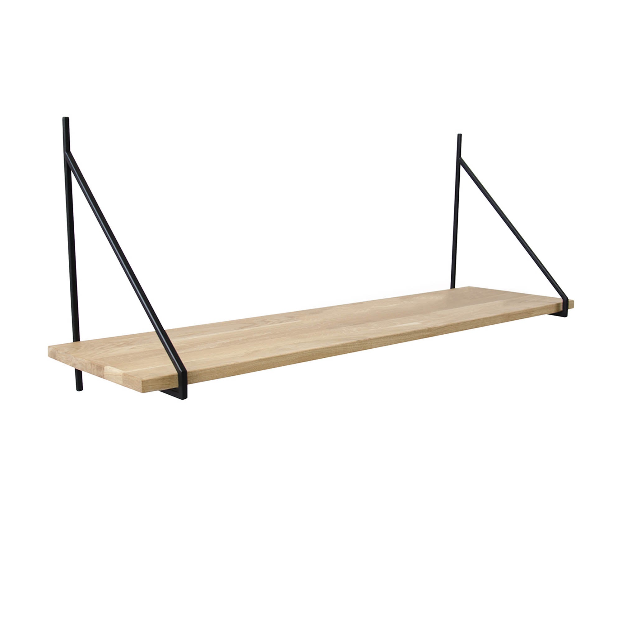 Поличка ТРИКУТНИК II, натуральне дерево