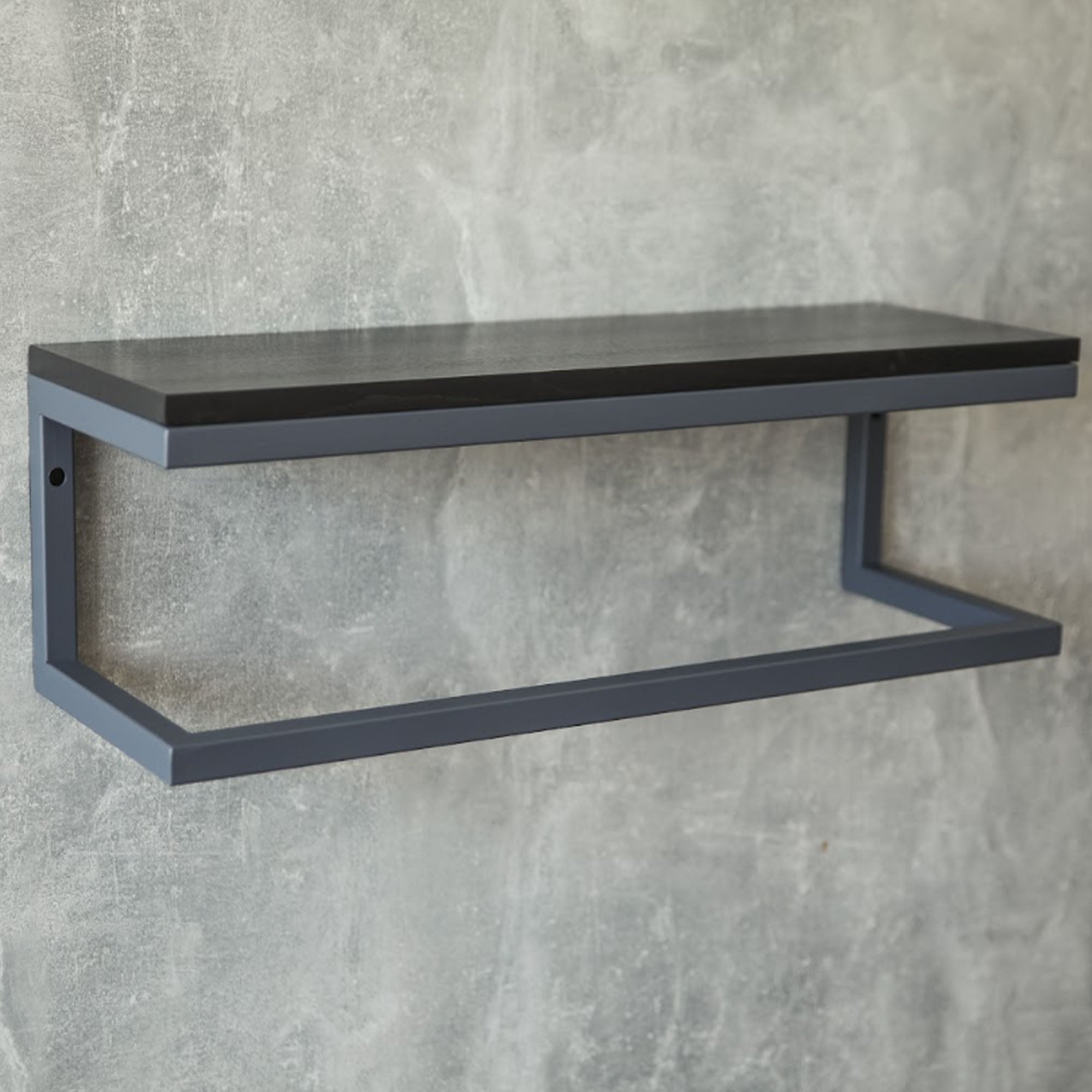 Полиця в ванну кімнату SUPERL з деревом