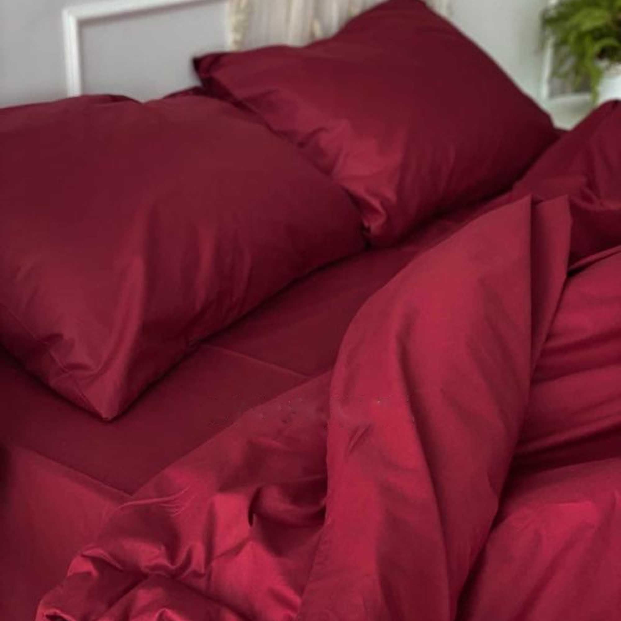 Постільна білизна BURDUNDY, поплін преміум - зображення 1