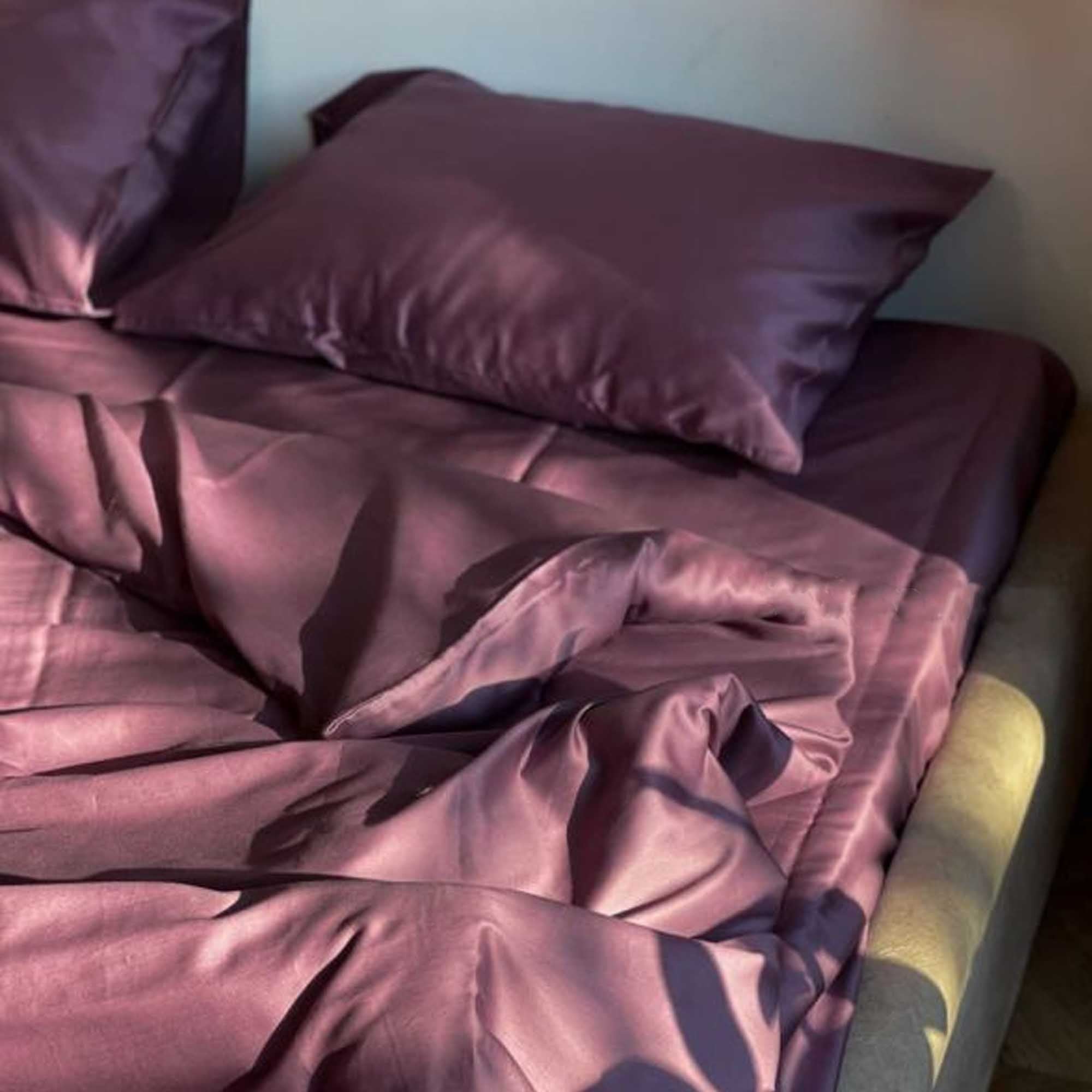 Постільна білизна DARK LILAC, елітний сатин - зображення 2