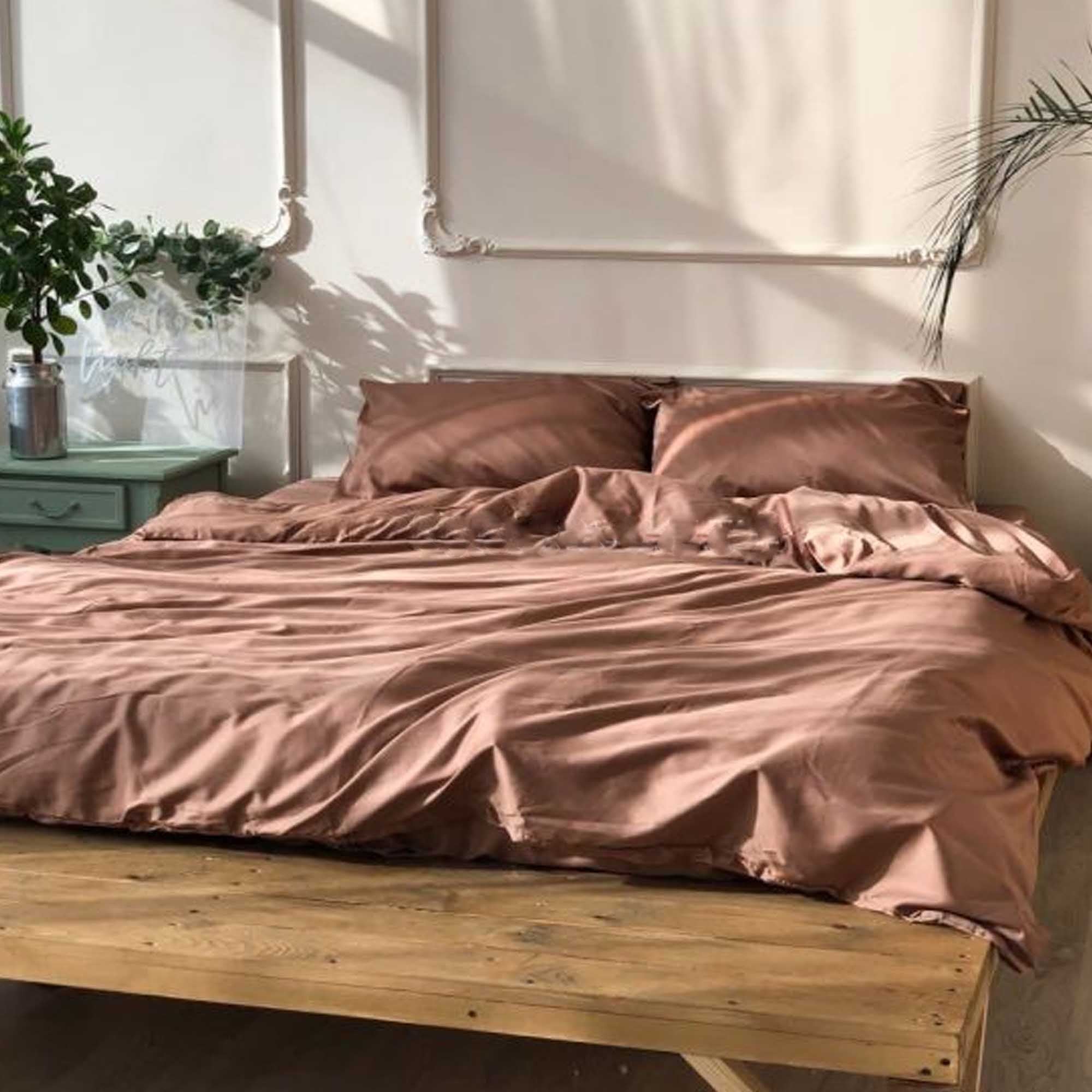 Постільна білизна MILK CHOCOLATE, елітний сатин - зображення 2