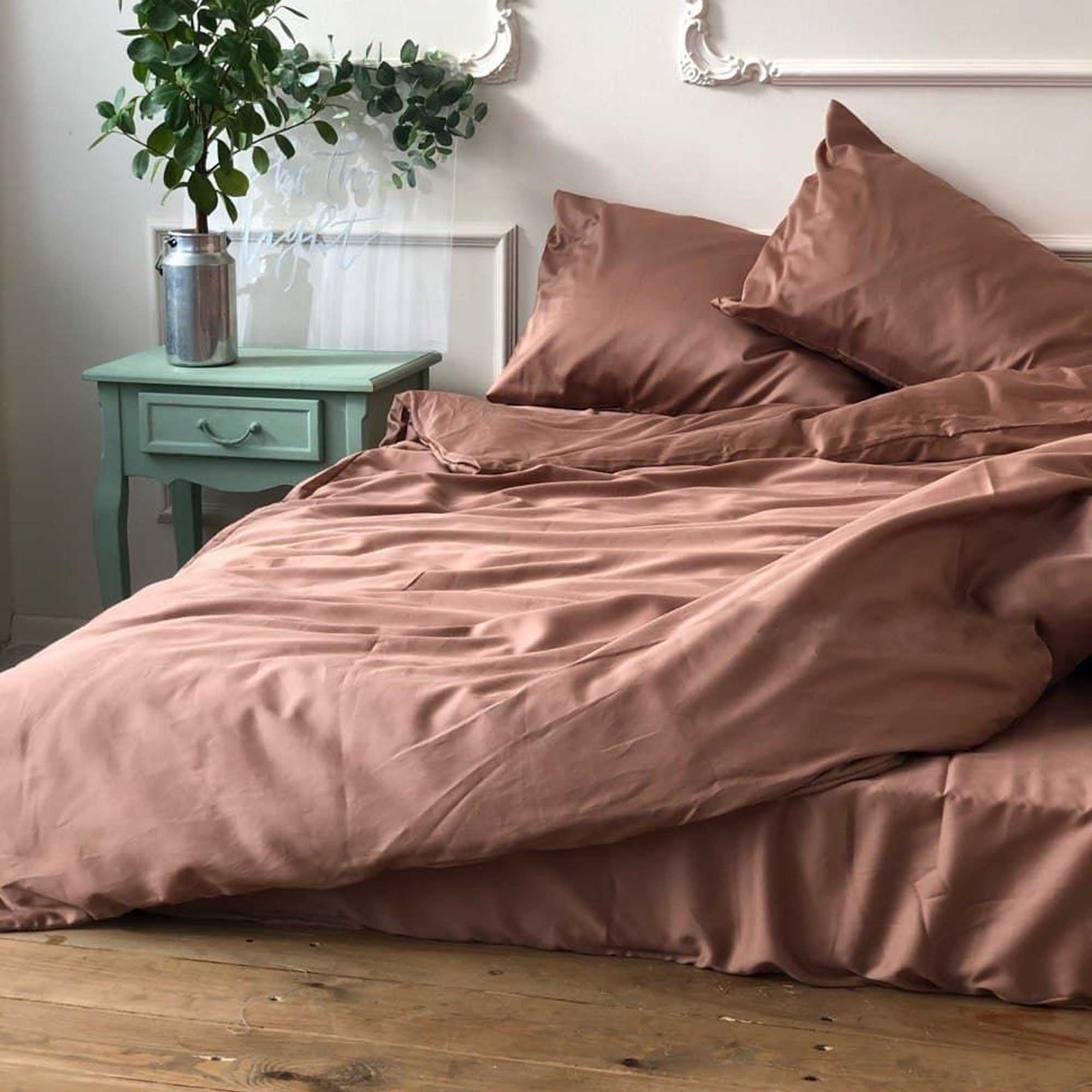 Постільна білизна MILK CHOCOLATE, елітний сатин - зображення 1