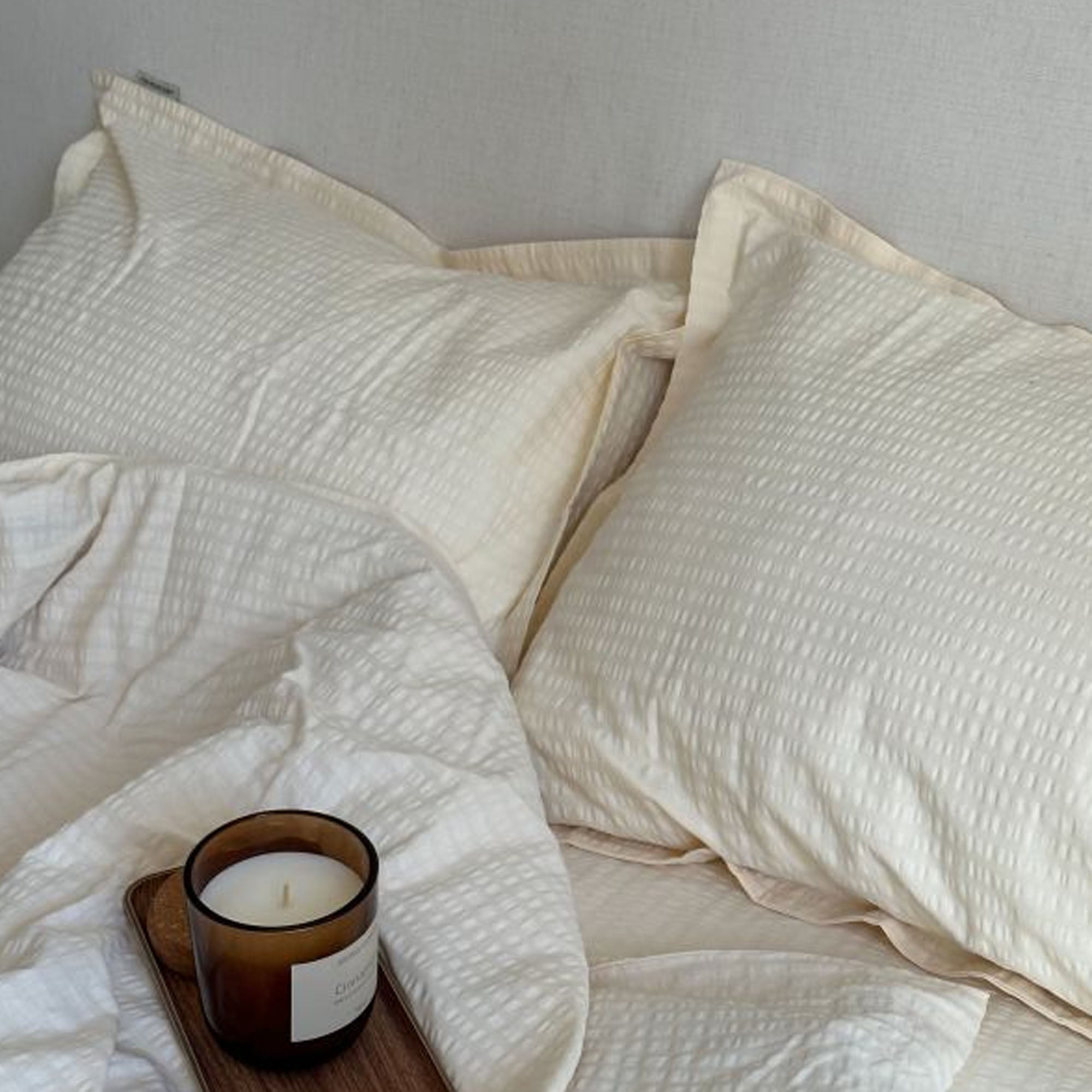 Постільна білизна MILK, жата бавовна