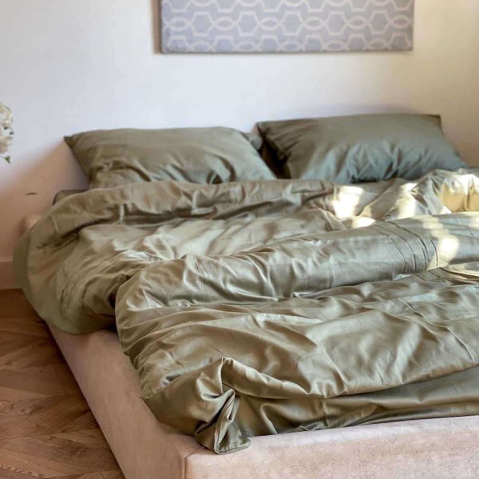 Постільна білизна OLIVE, елітний сатин - зображення 2