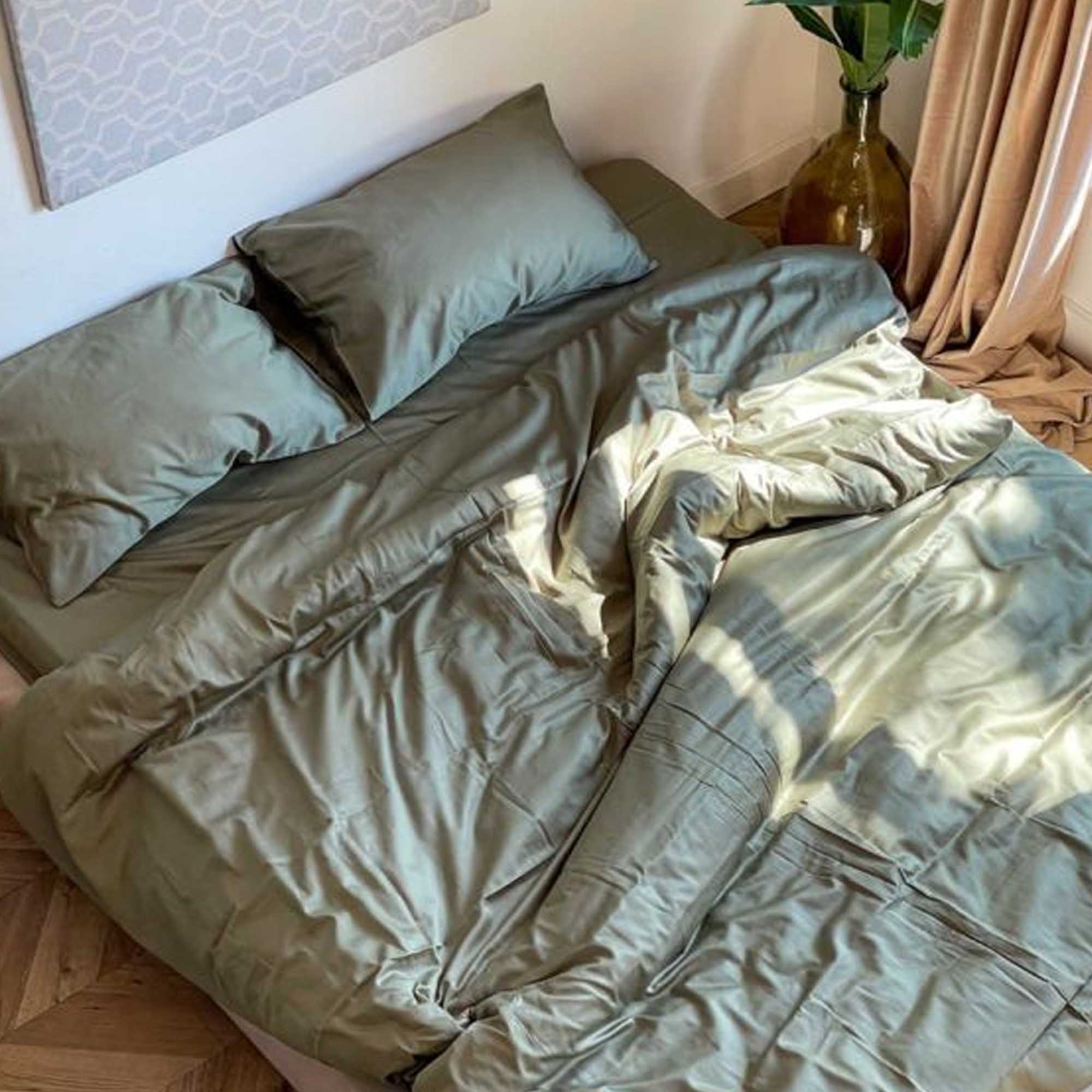 Постільна білизна OLIVE, елітний сатин - зображення 1