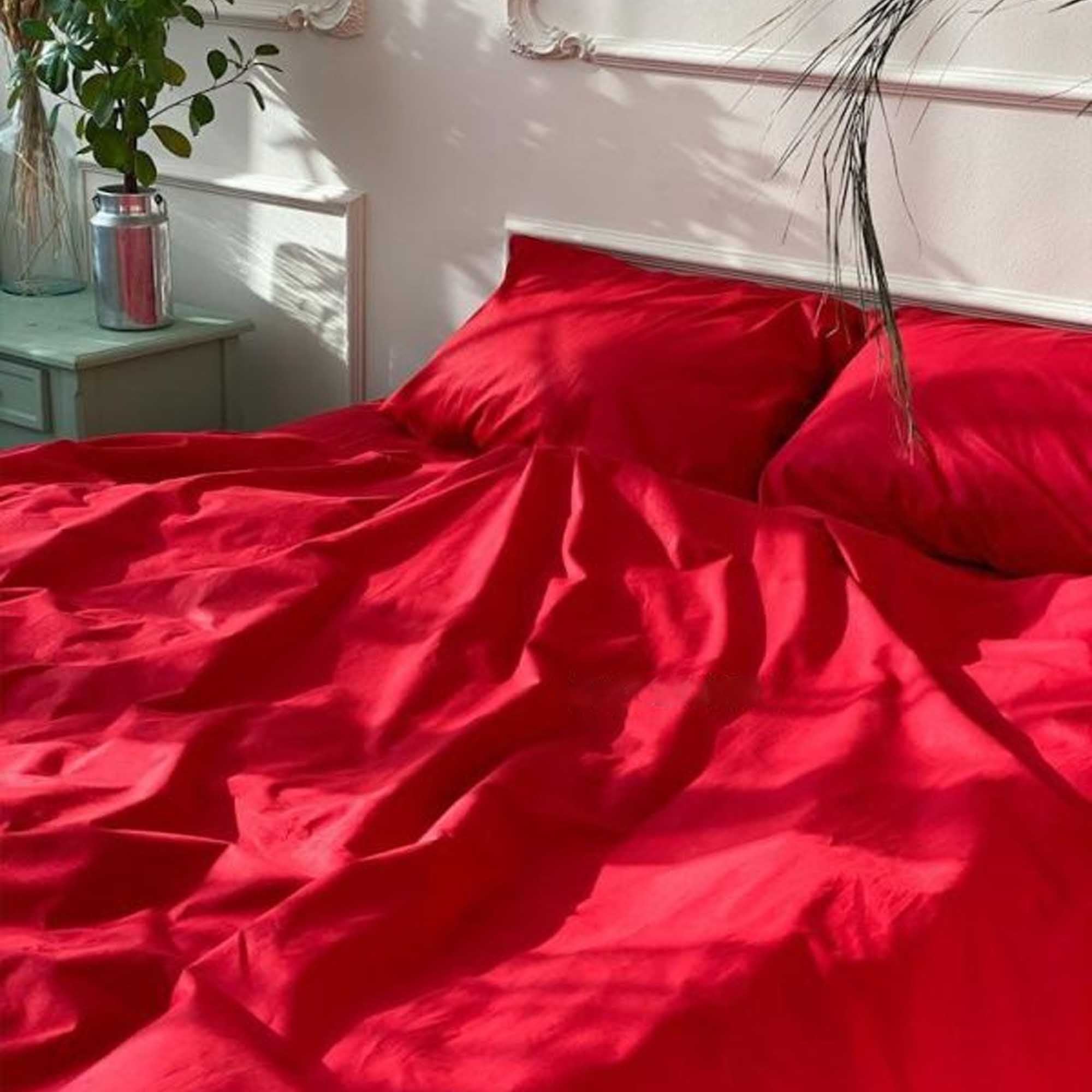 Постільна білизна RED, поплін преміум - зображення 2