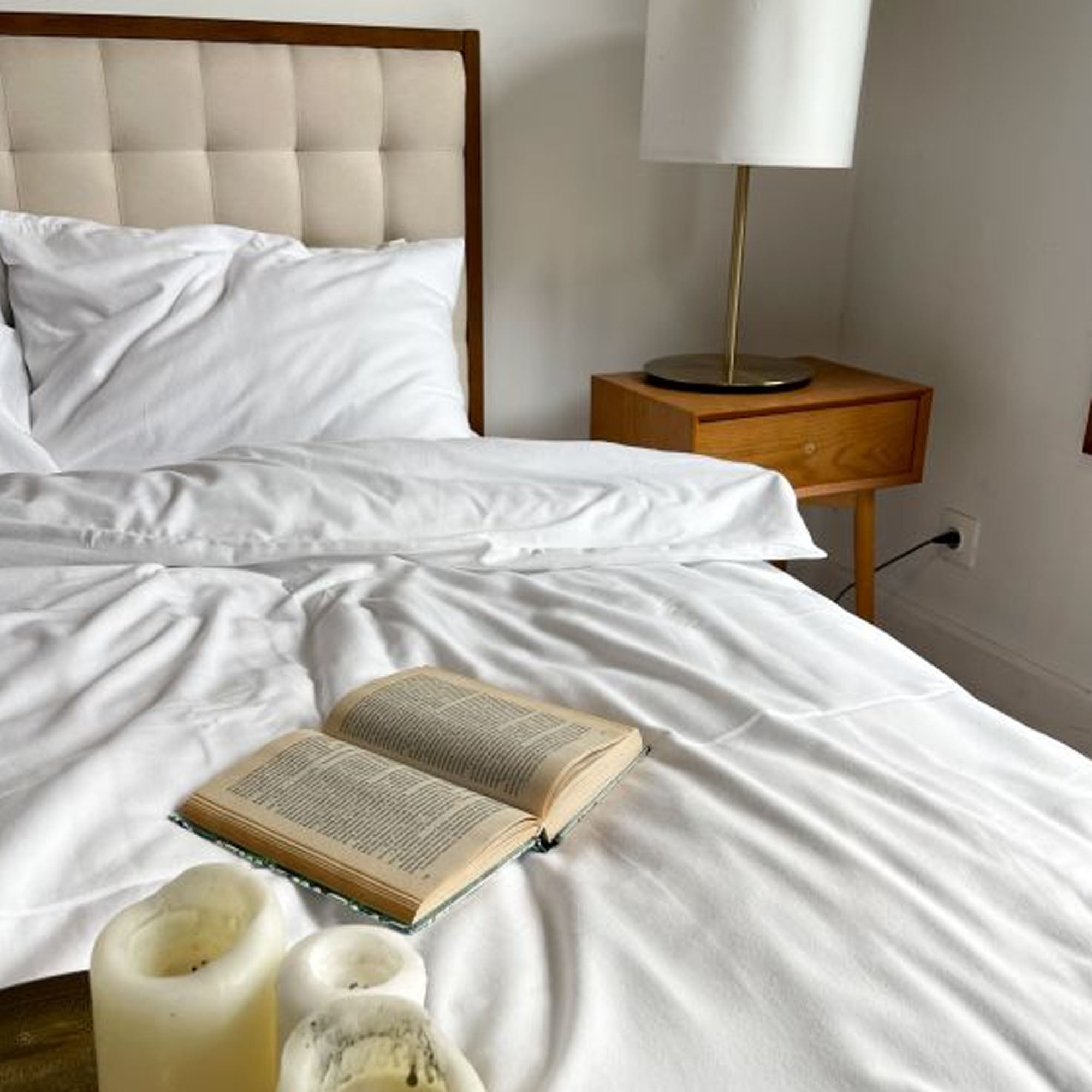 Постільна білизна WHITE, фланель