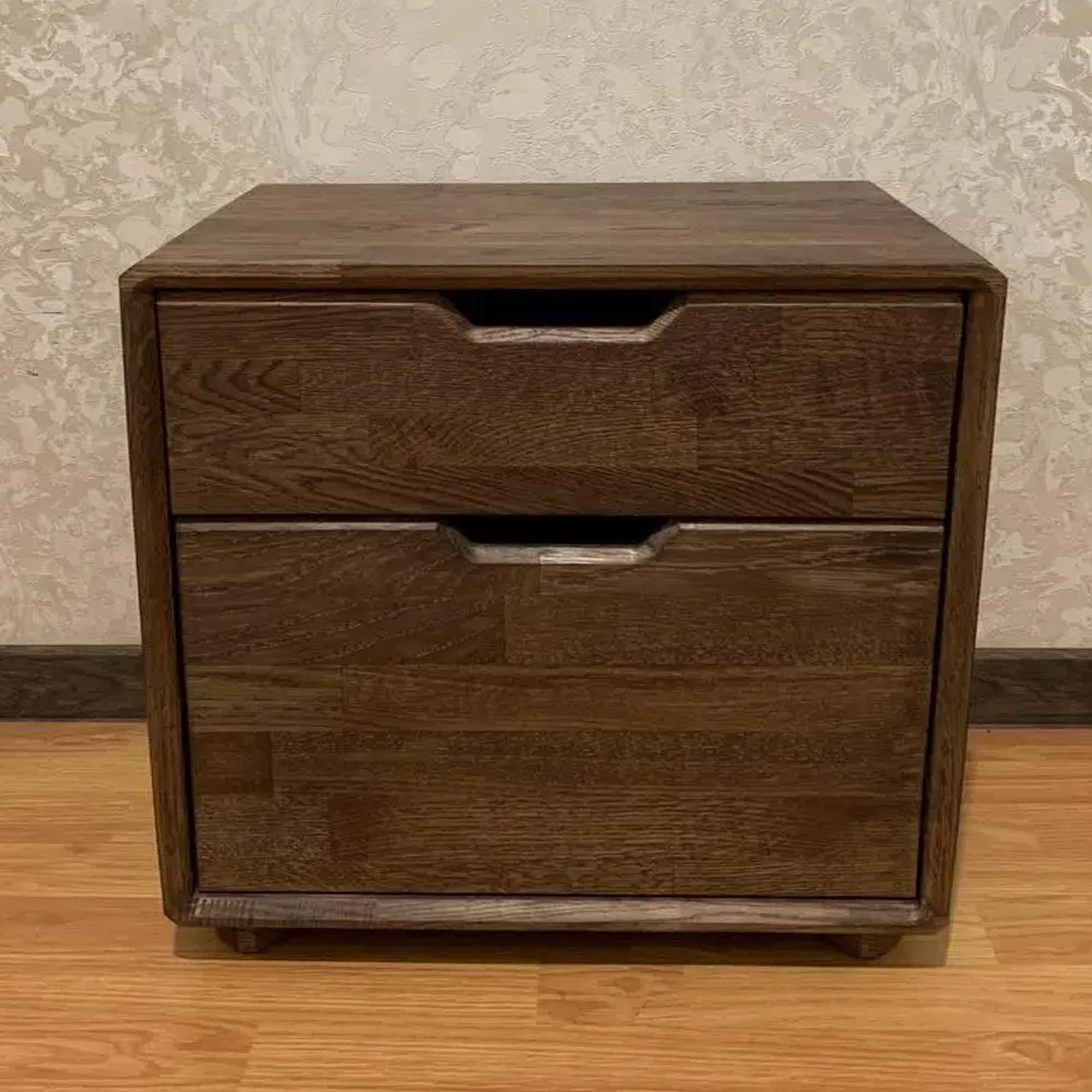 Приліжкова тумба з поличками, дуб - зображення 2