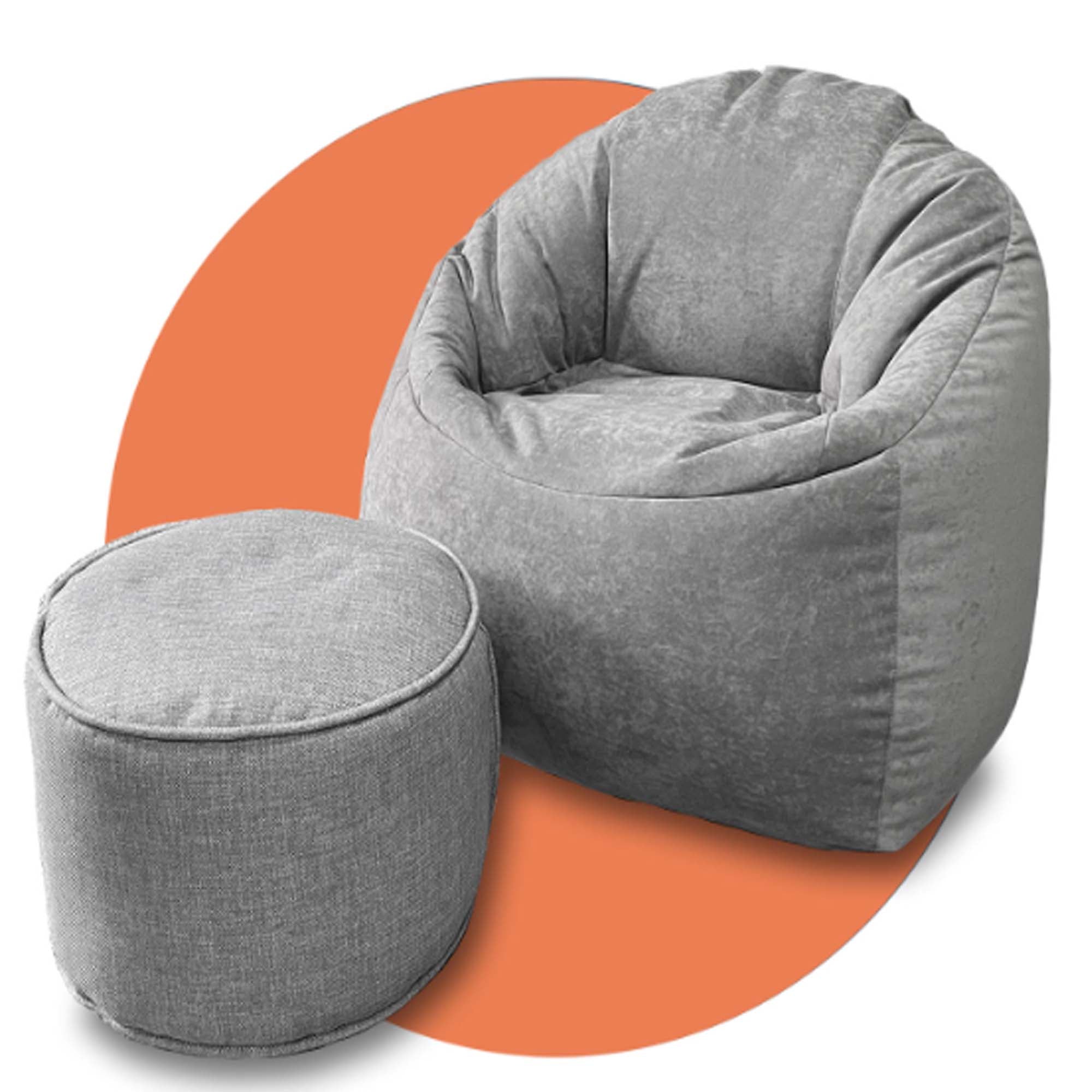 Пуф КРУГЛИЙ OXFORD FLEX M - зображення 1