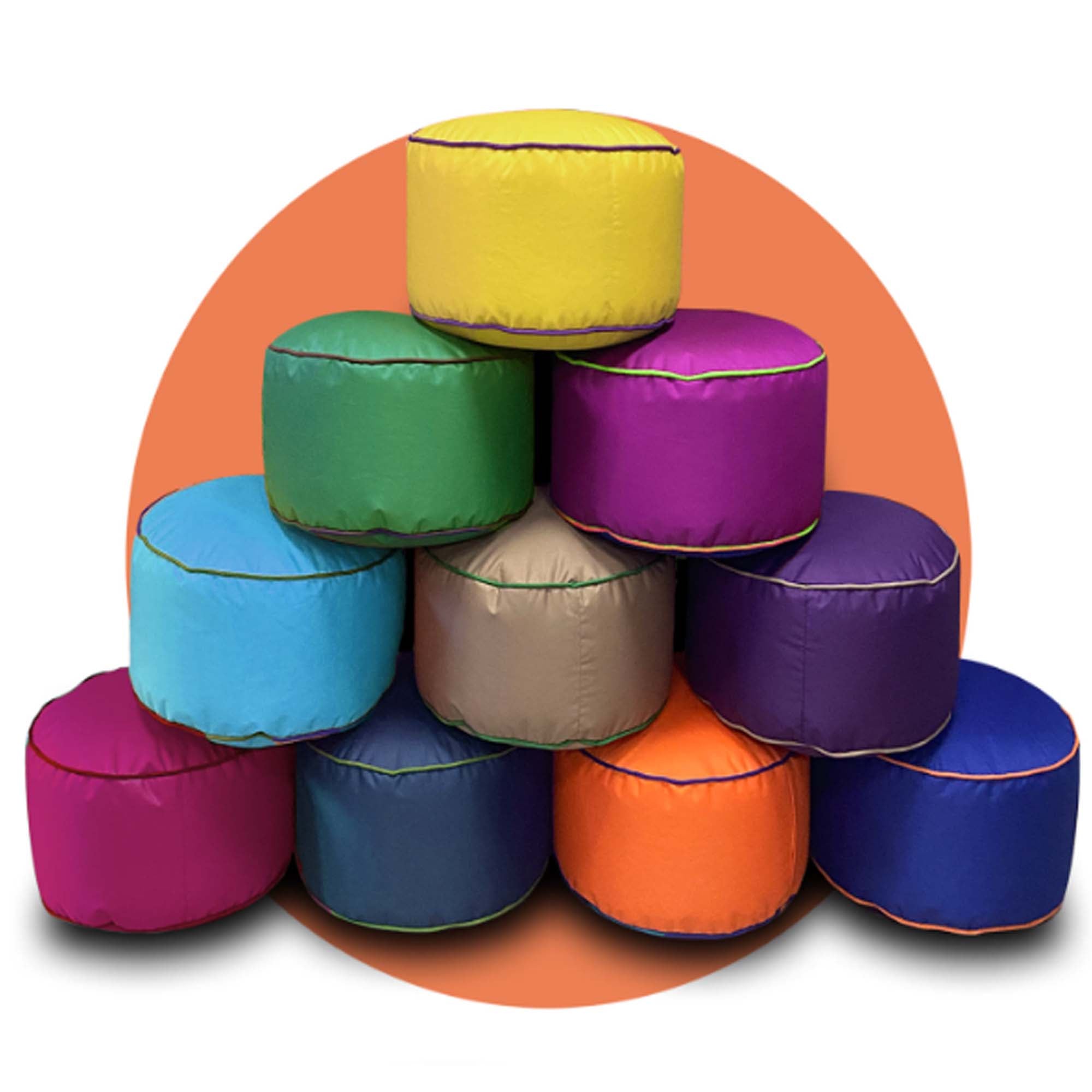 Пуф КРУГЛИЙ OXFORD FLEX S - зображення 1