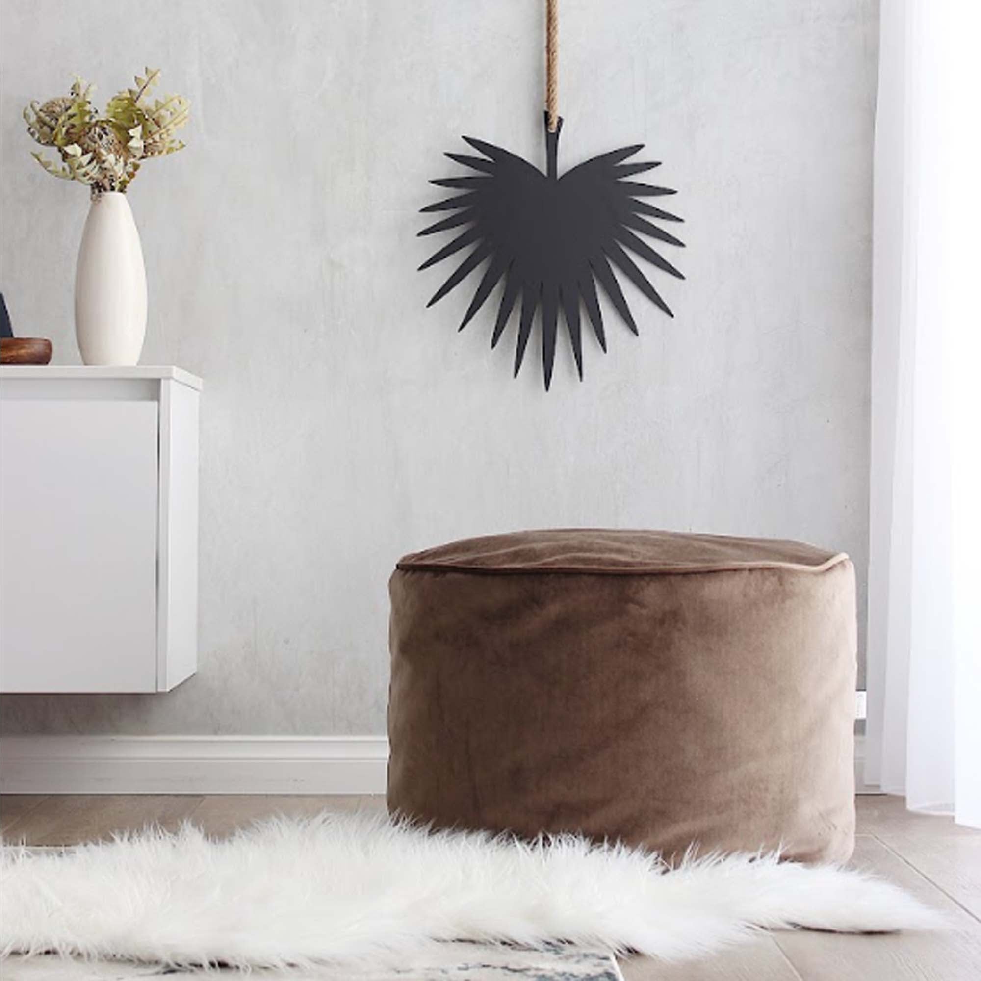 Пуф КРУГЛИЙ M, рогожка - зображення 2