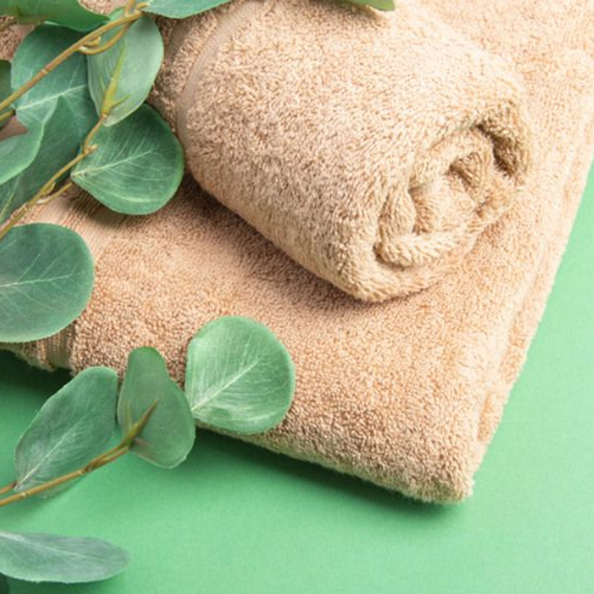 Рушник махровий БЕЖЕВИЙ для обличчя та рук