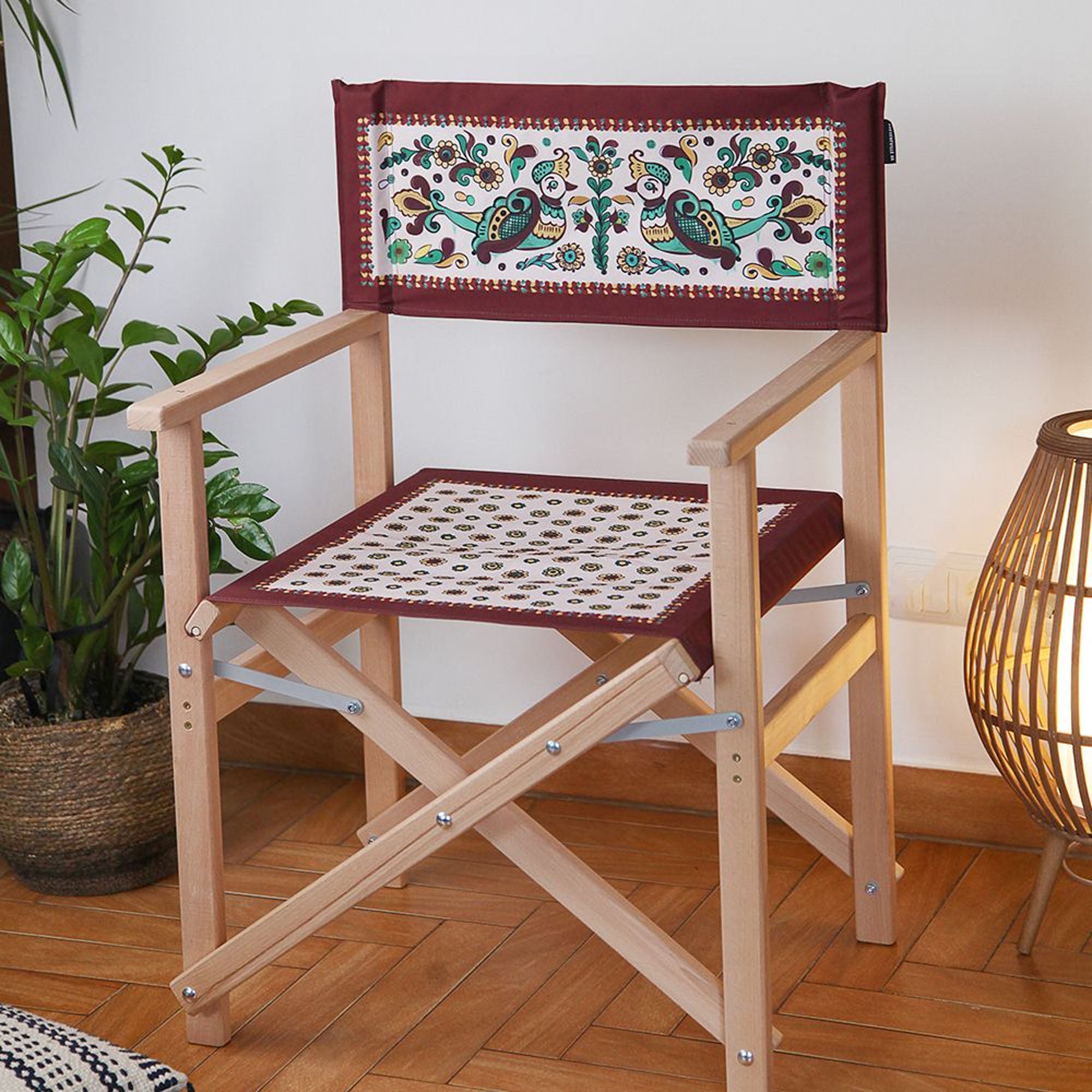 Садовий розкладний стілець КОСІВСЬКИЙ ВІЗЕРУНОК