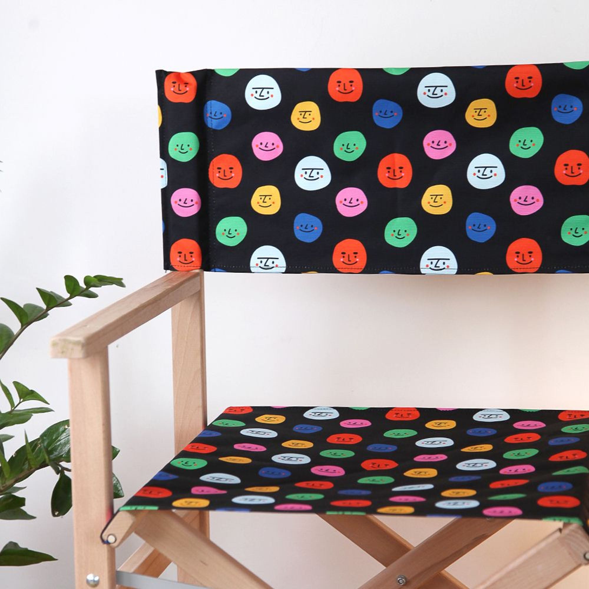 Садовий розкладний стілець РІЗНОКОЛЬОРОВІ ПОСМІШКИ