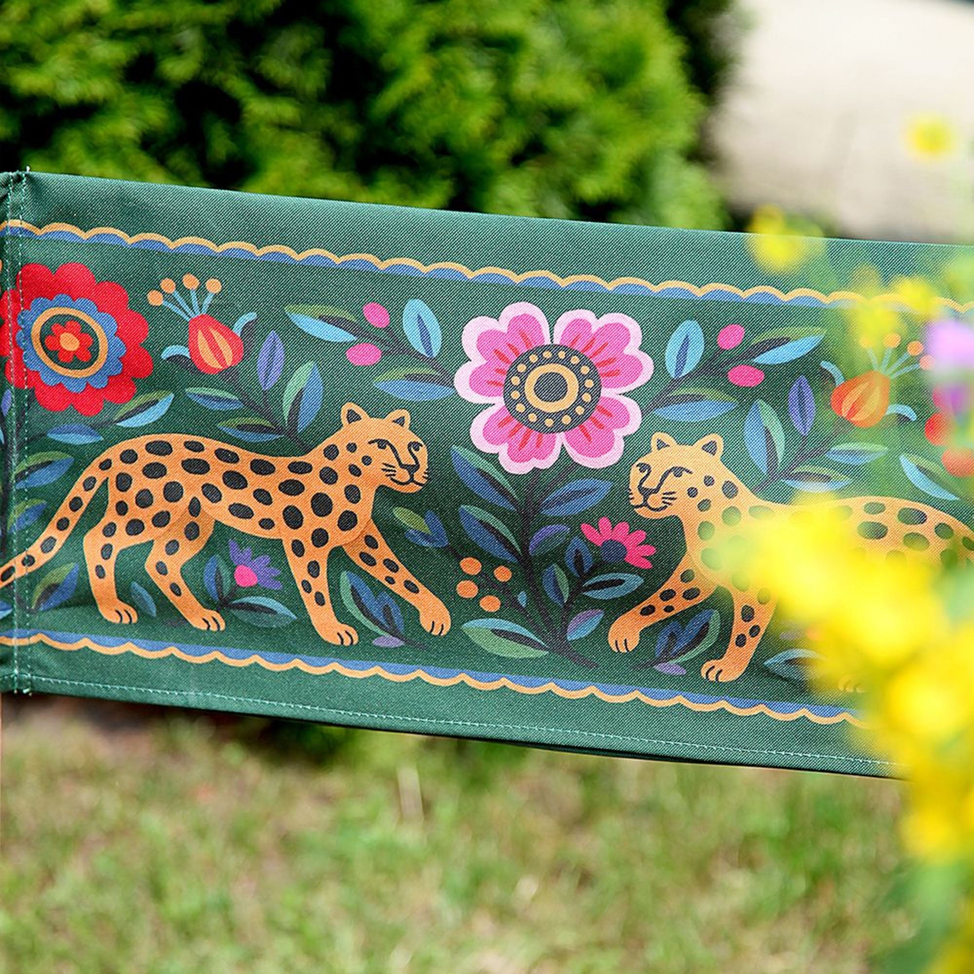 Садовий розкладний стілець ТИГРОВИЙ ПРИНТ