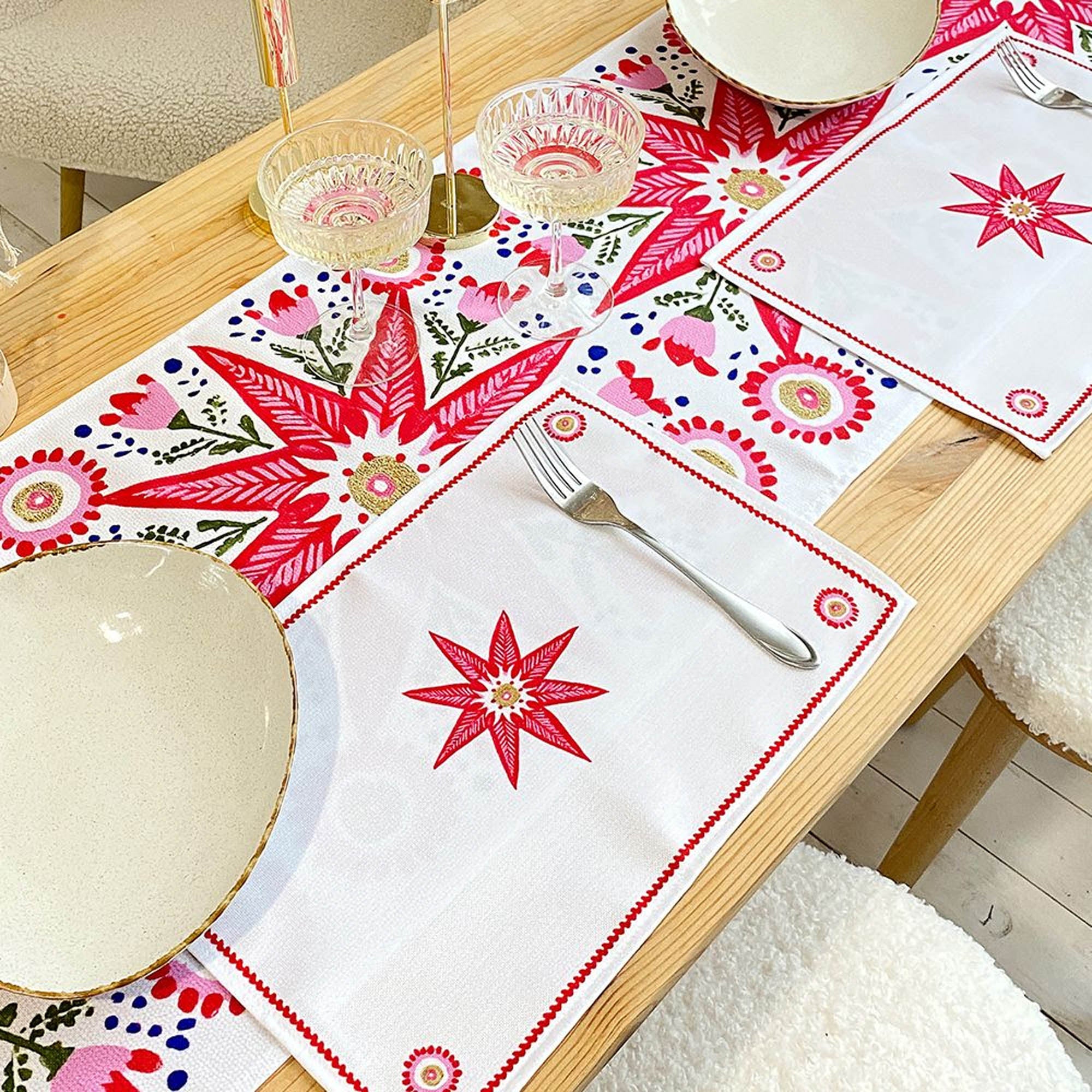 Серветки на стіл РІЗДВЯНИЙ НАСТРІЙ, 2шт