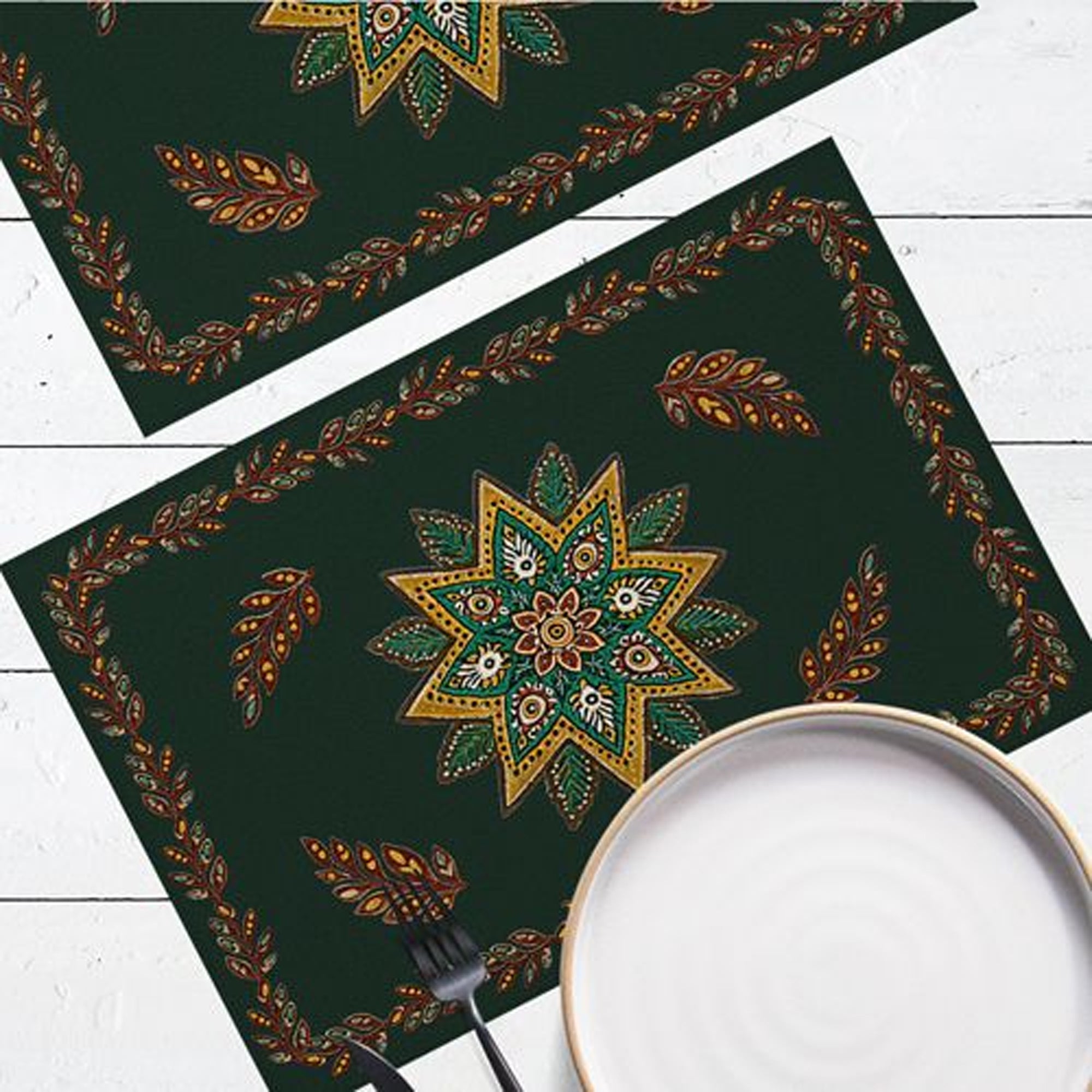 Серветки на стіл ЗОЛОТІ ЗІРКИ, 2шт