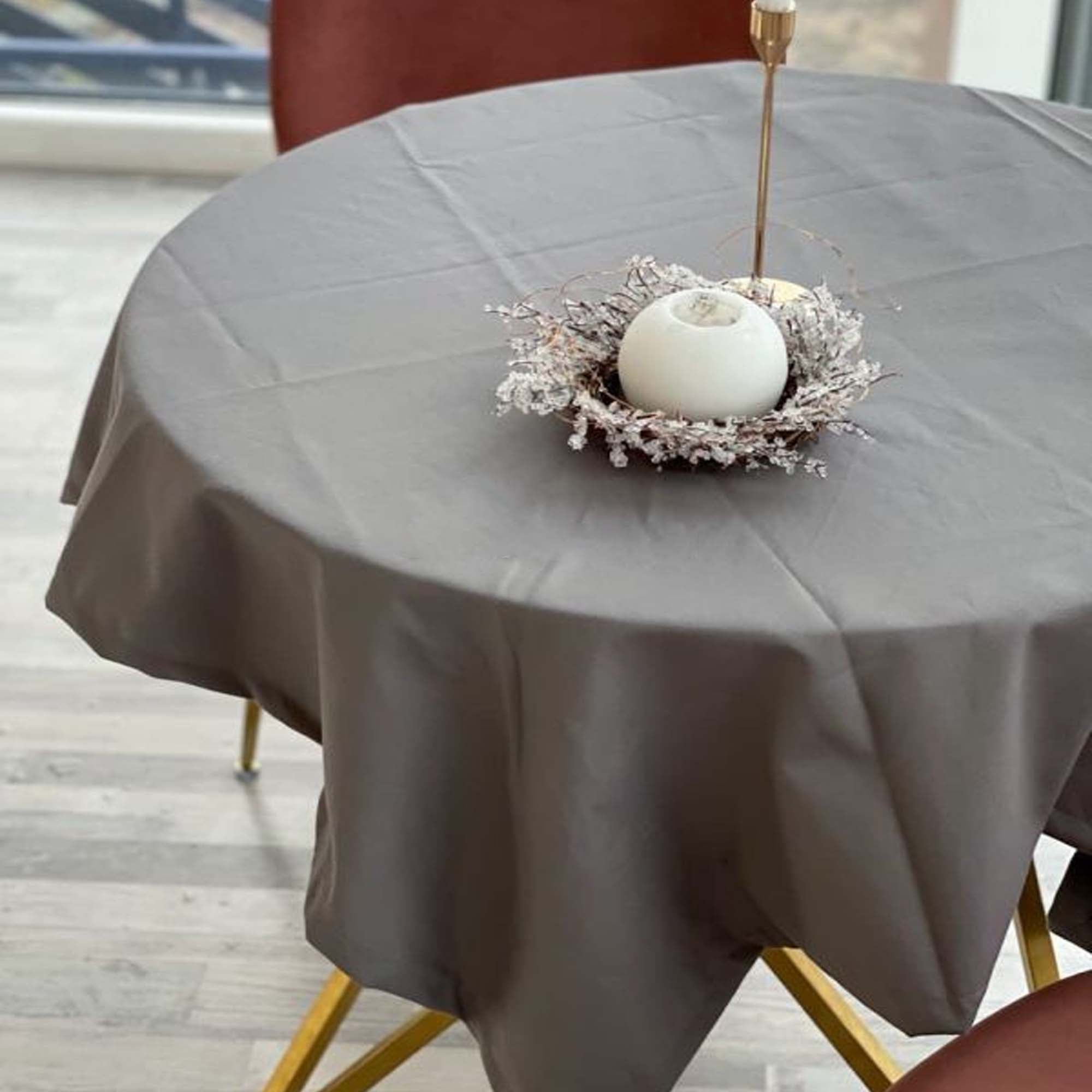 Скатертина DARK GREY, непромокаюча - зображення 2