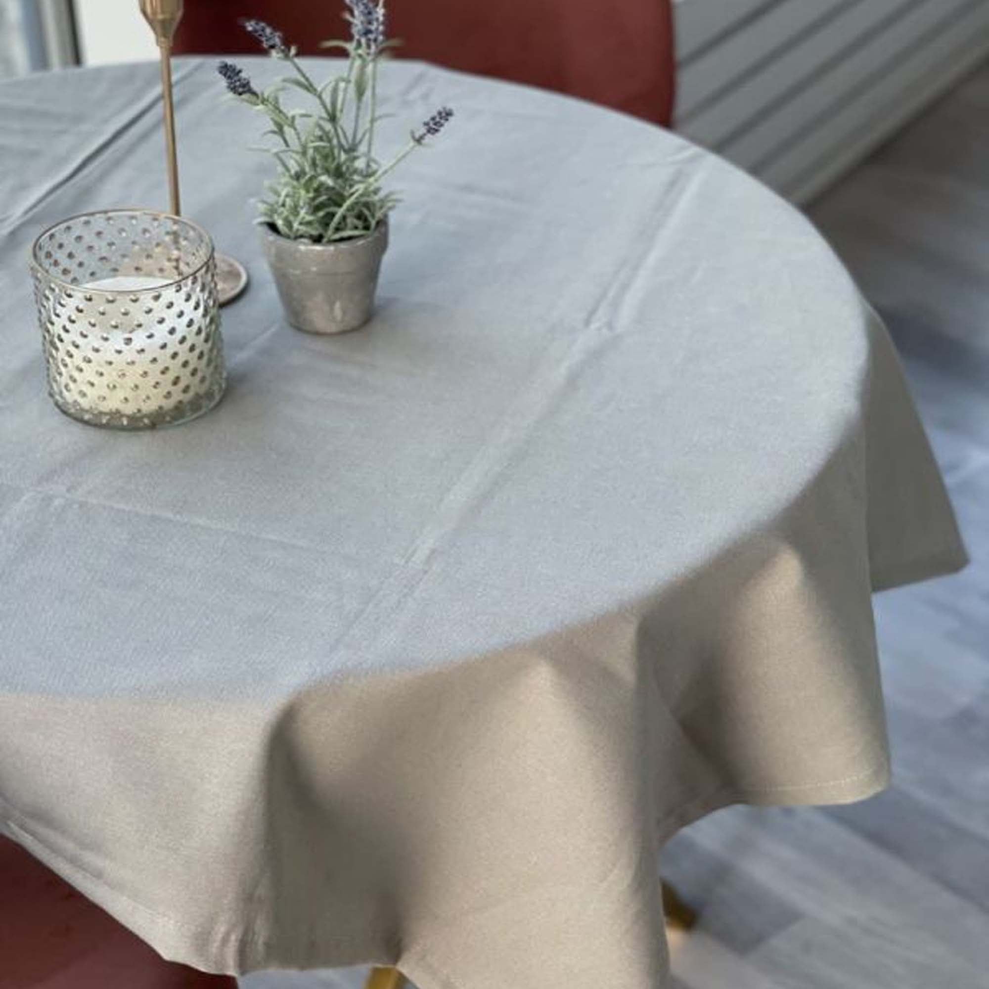 Скатертина GREY, непромокаюча - зображення 1