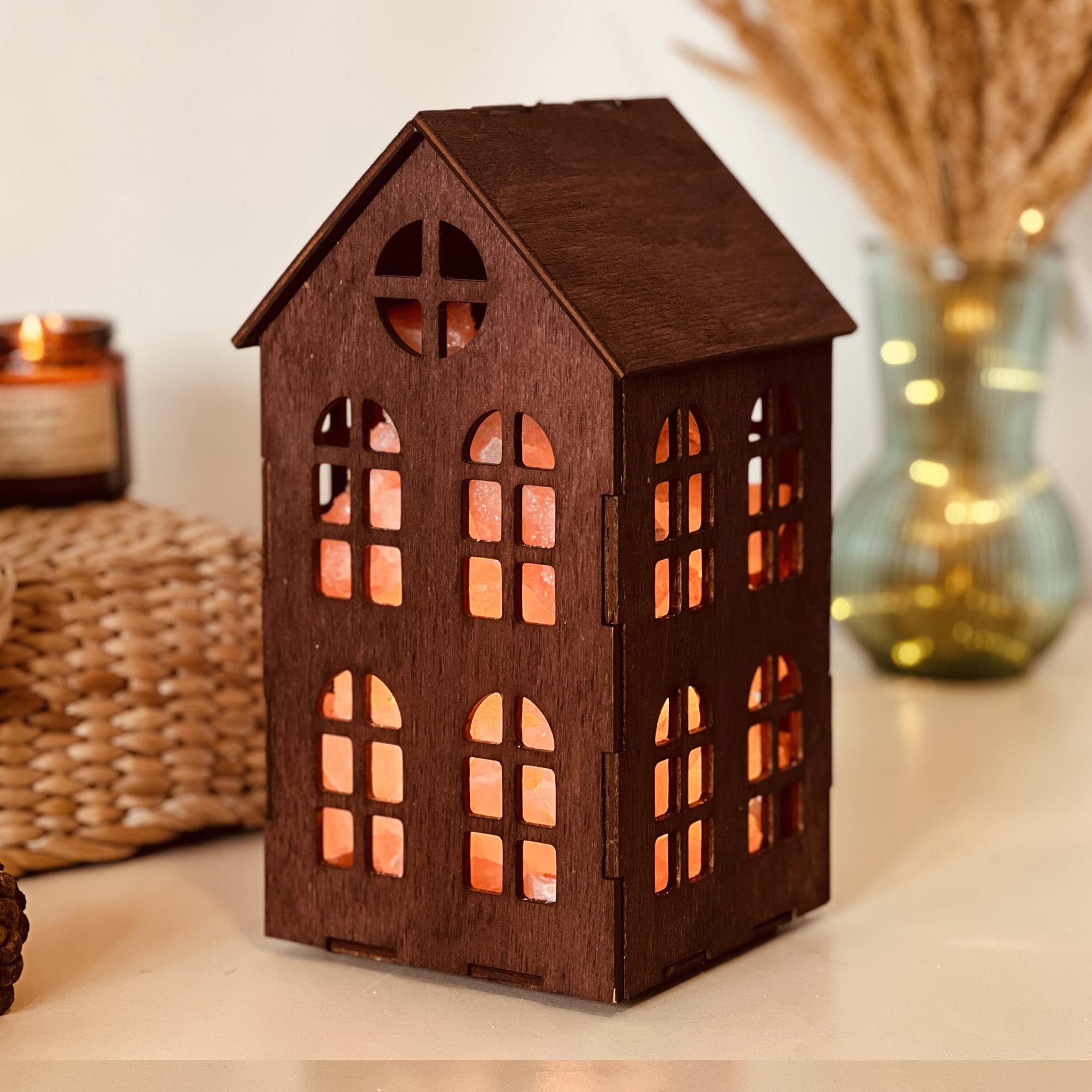 Соляная лампа корзина корзина ДОМ 4 кг