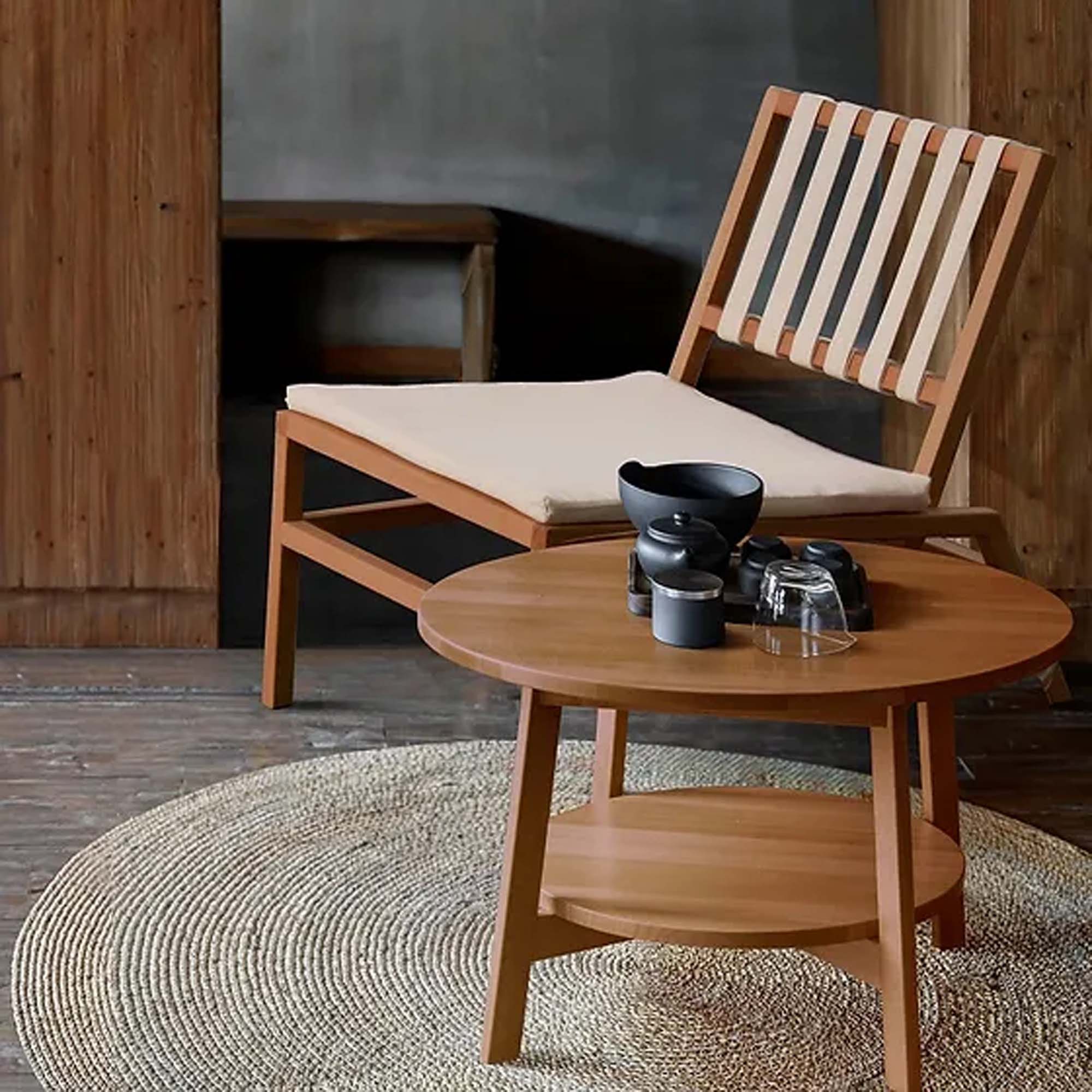 Стіл кавовий HJUL з дуба - зображення 2