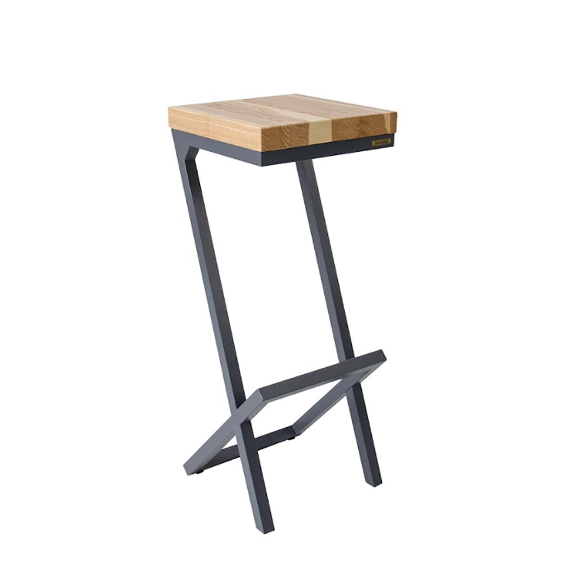 Стілець барний СУМАХ, натуральне дерево - зображення 1