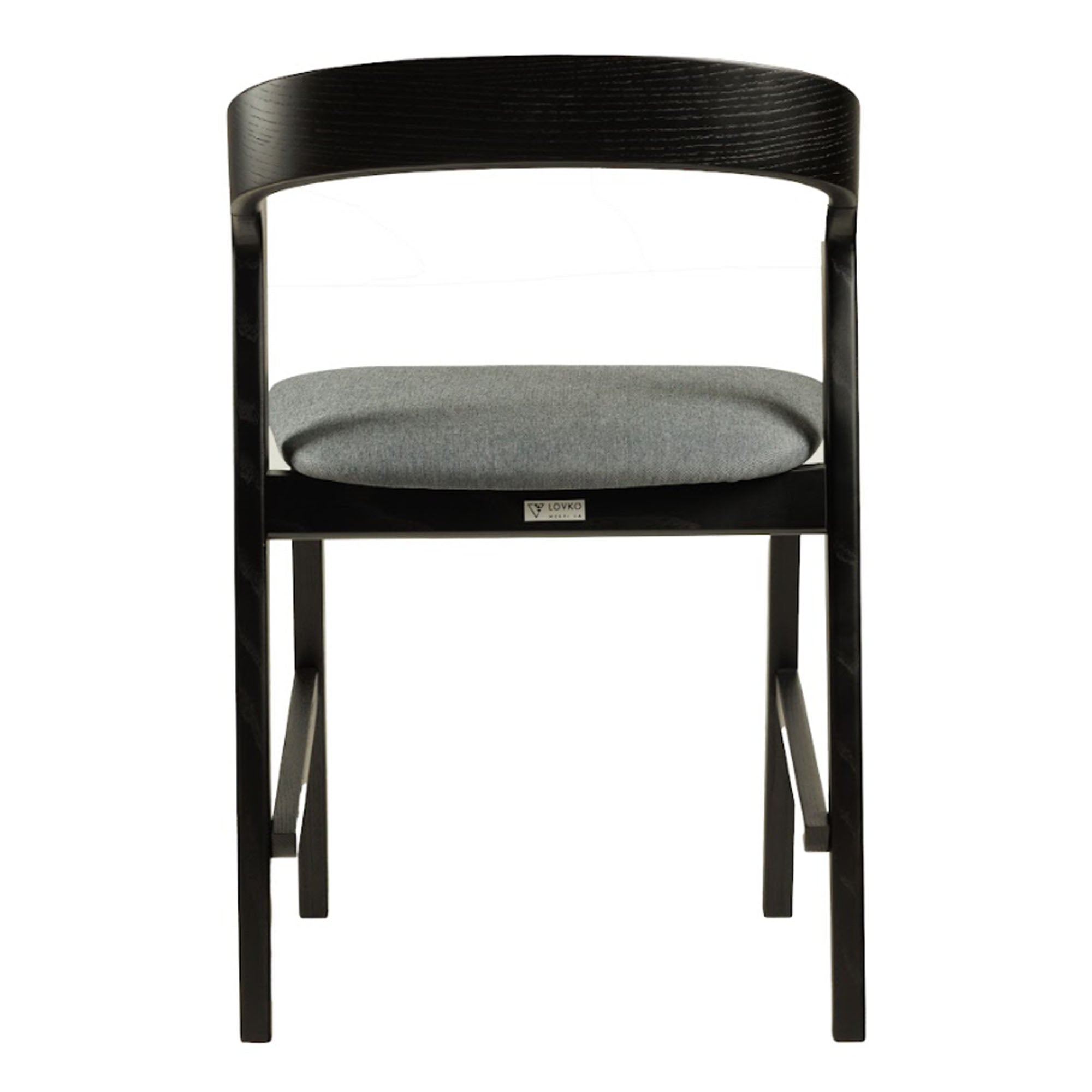 Стілець обідній FLOKI NEW з дуба, чорний