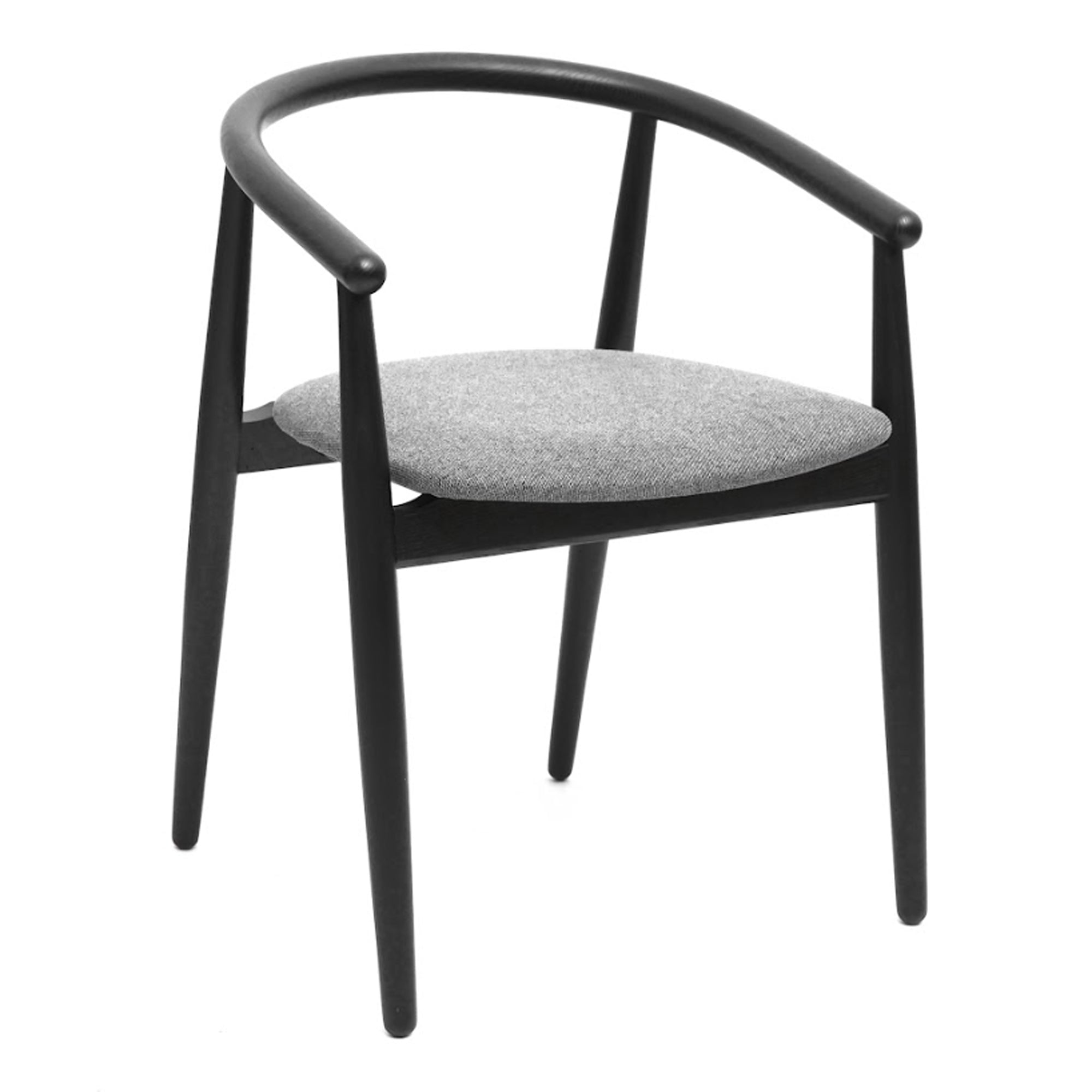 Стілець MAMONT з ясена, чорний